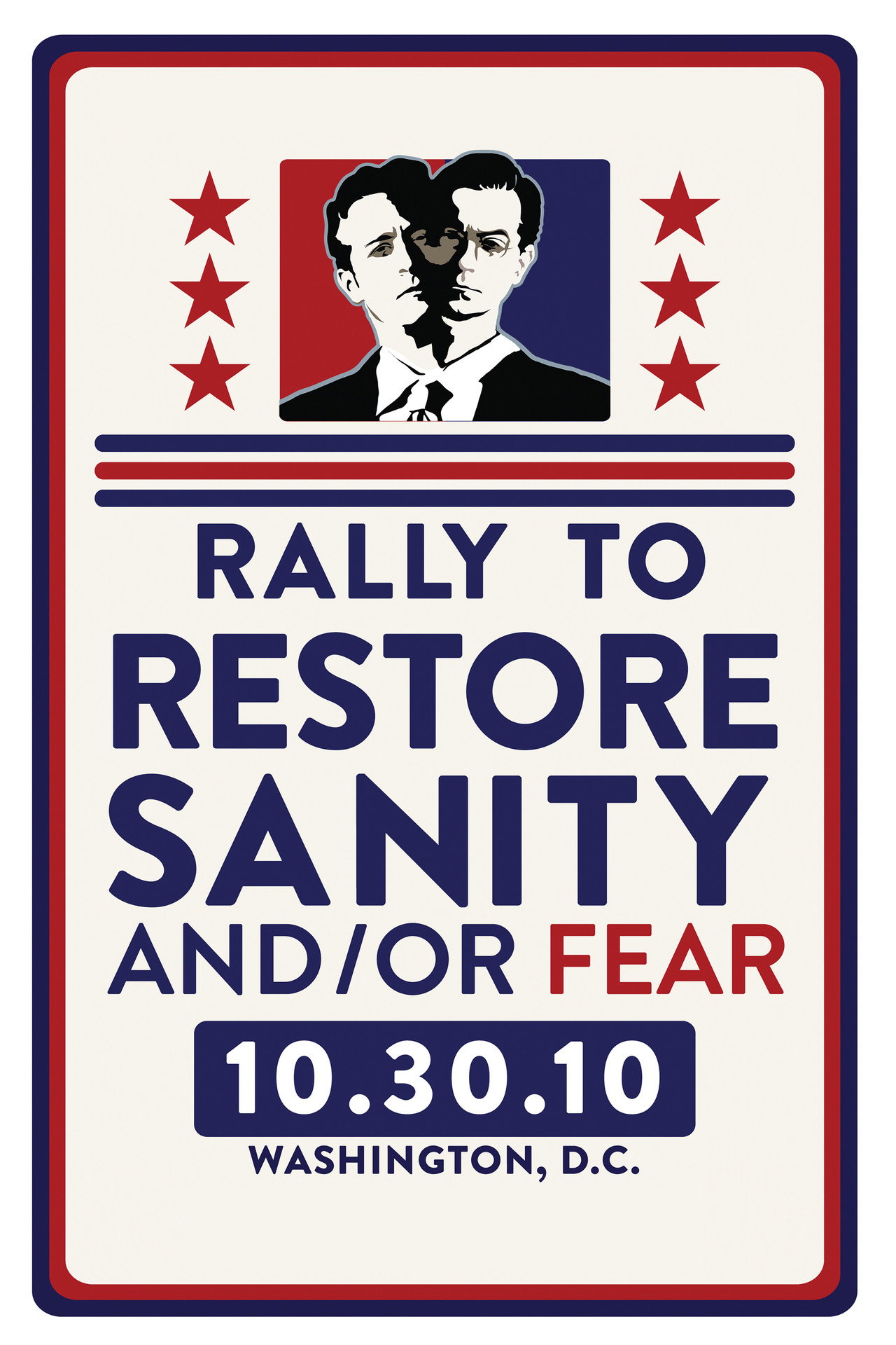 Pôster de The Rally to Restore Sanity and/or Fear