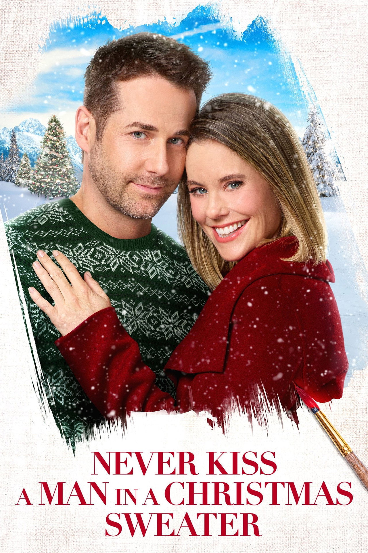 Pôster de Never Kiss a Man in a Christmas Sweater