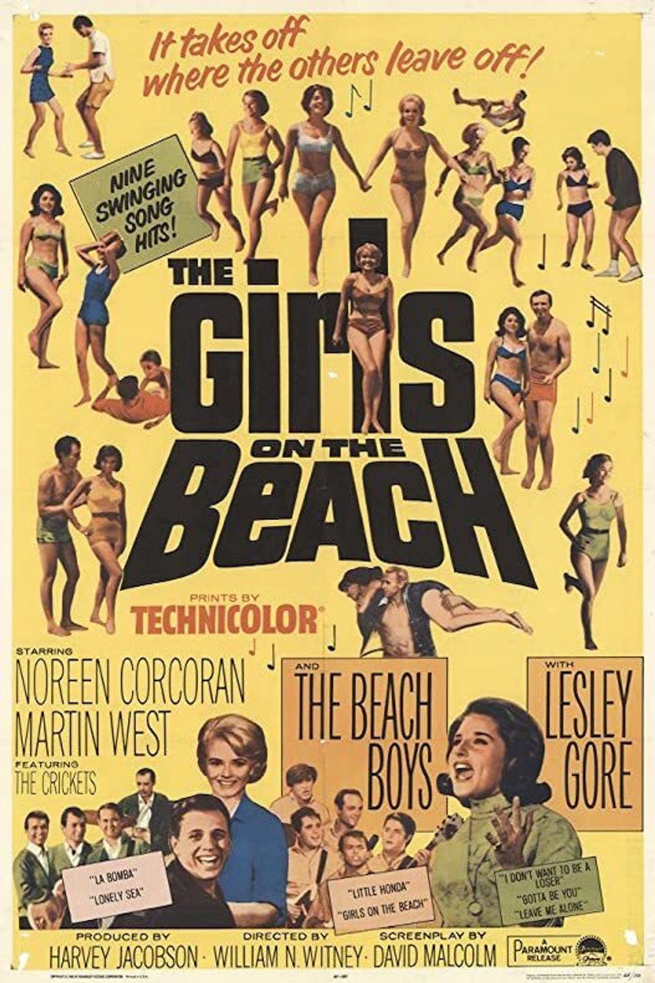 Pôster de The Girls on the Beach