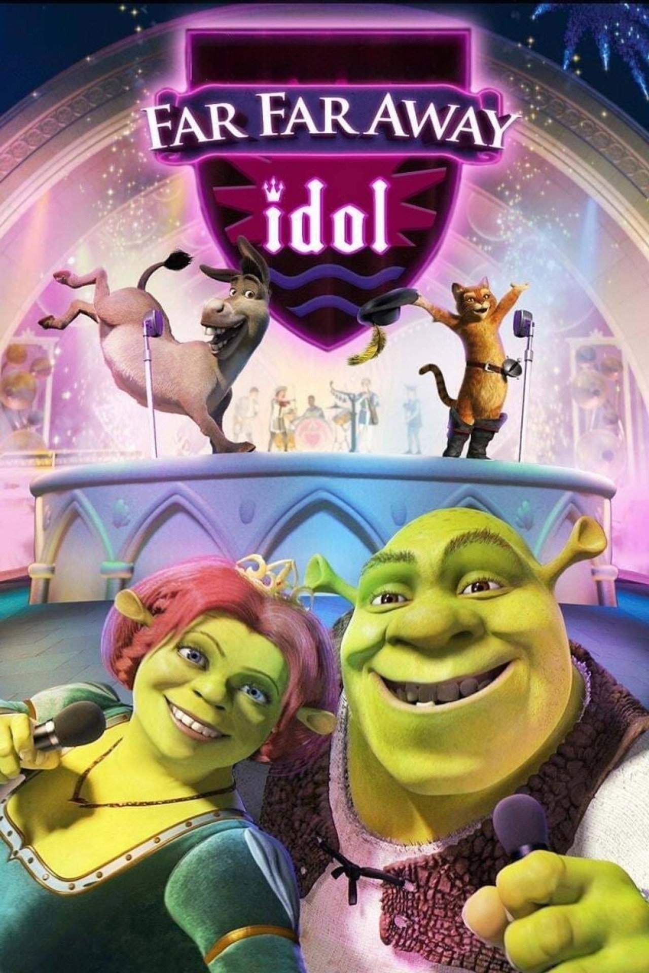 Pôster de Shrek e os Ídolos de Tão Tão Distante