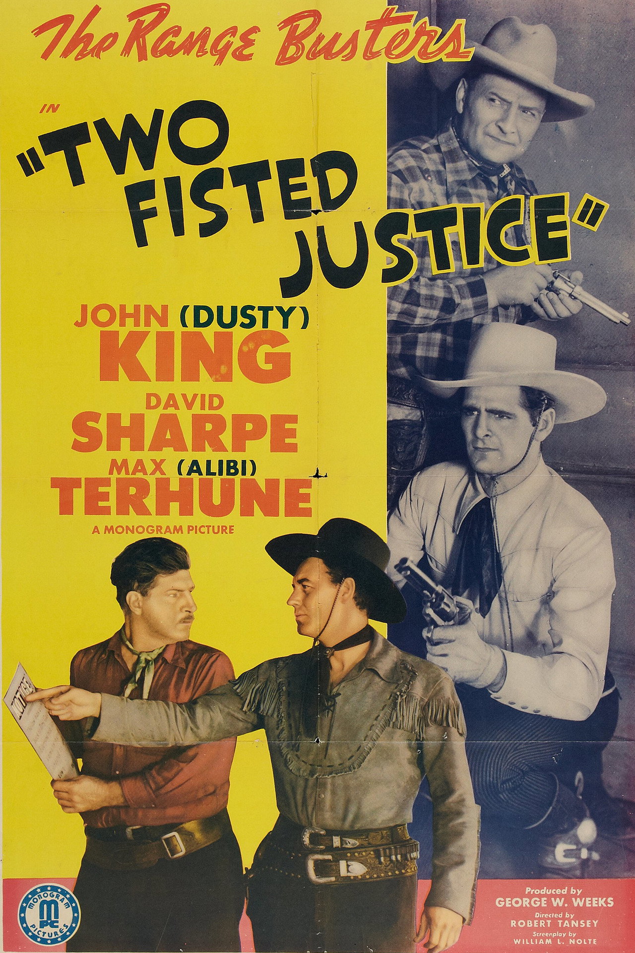 Pôster de Two Fisted Justice