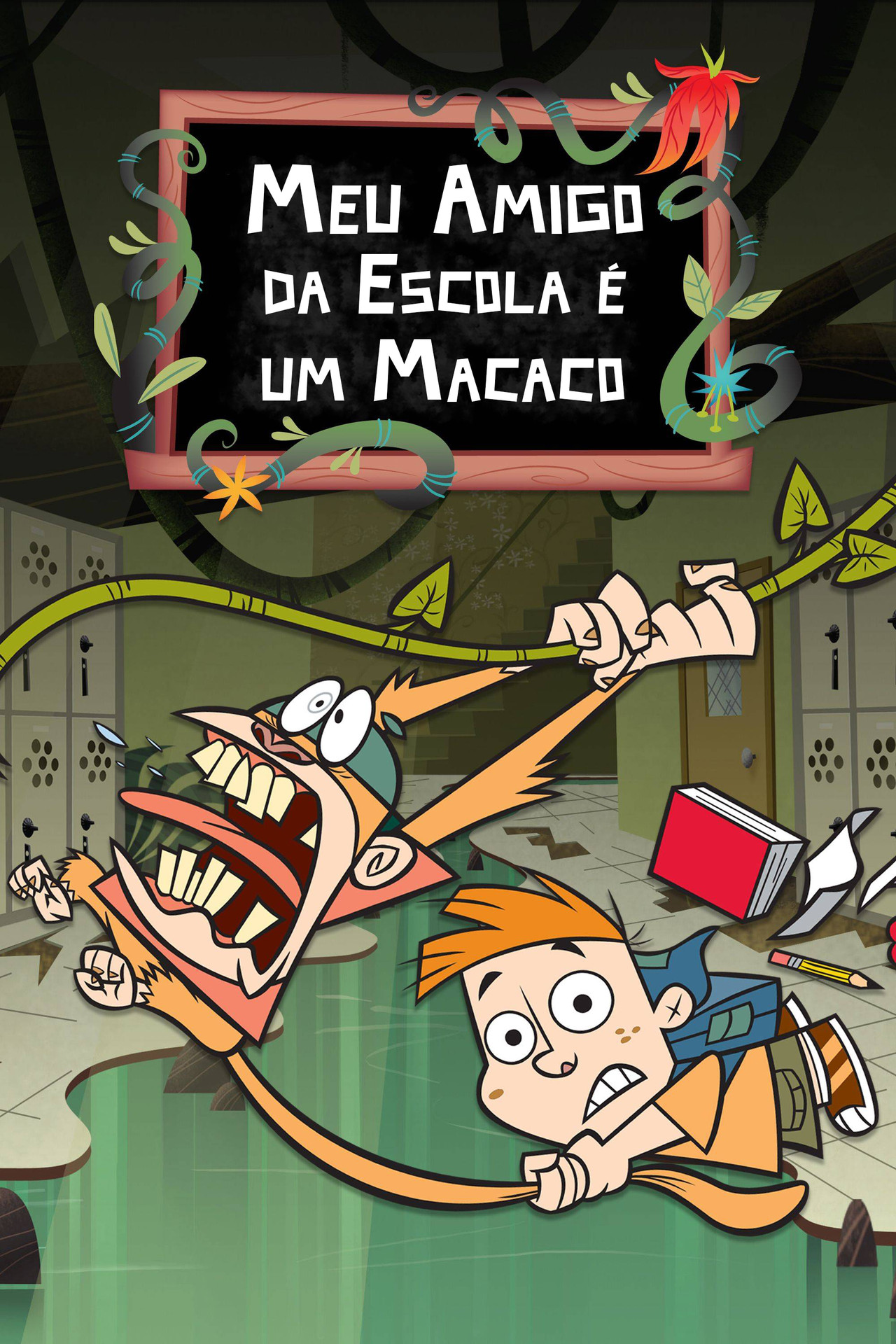 Pôster de Meu Amigo da Escola é um Macaco