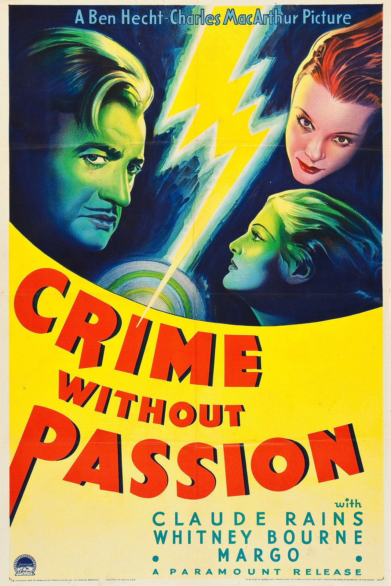 Pôster de Crime Without Passion