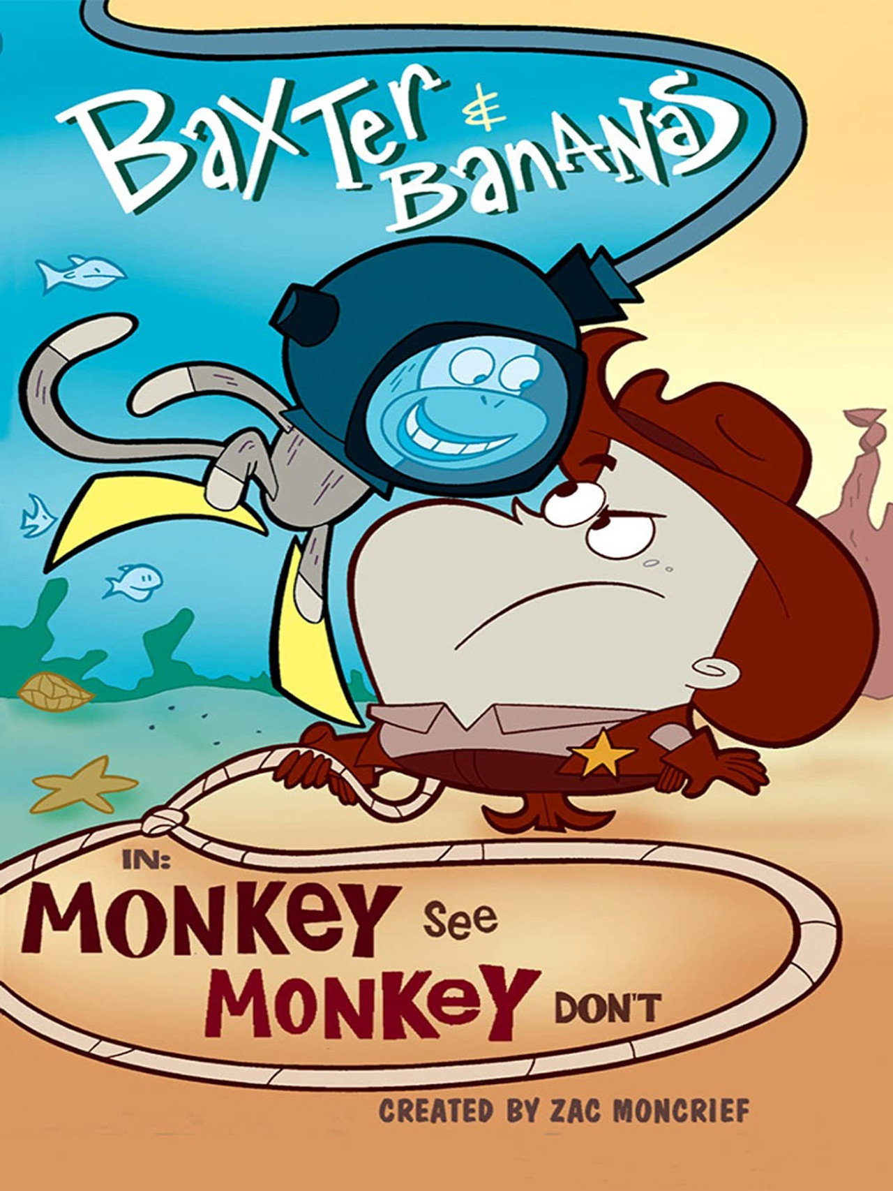 Pôster de Baxter and Bananas in Monkey See Monkey Don't