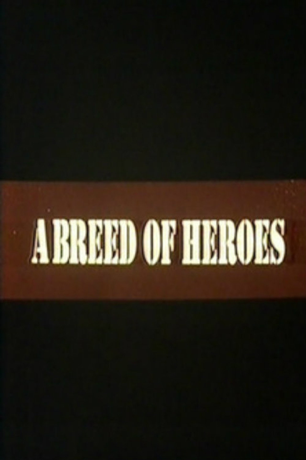 Pôster de A Breed of Heroes