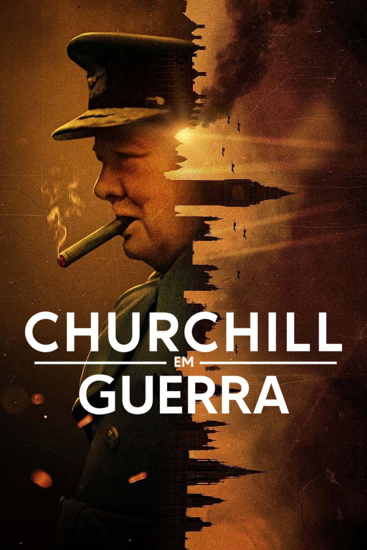 Pôster de Churchill em Guerra