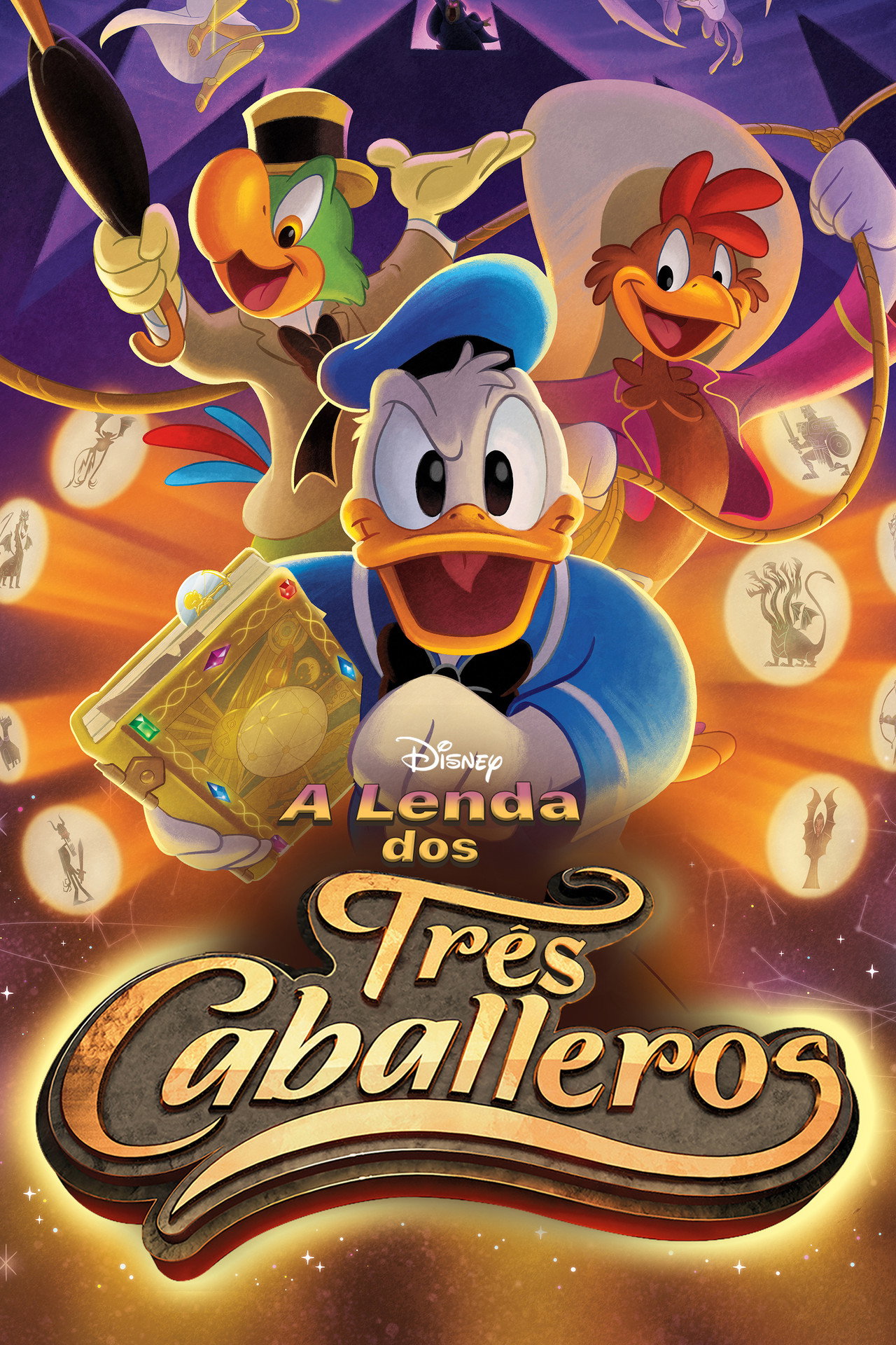 Pôster de A Lenda dos Três Caballeros