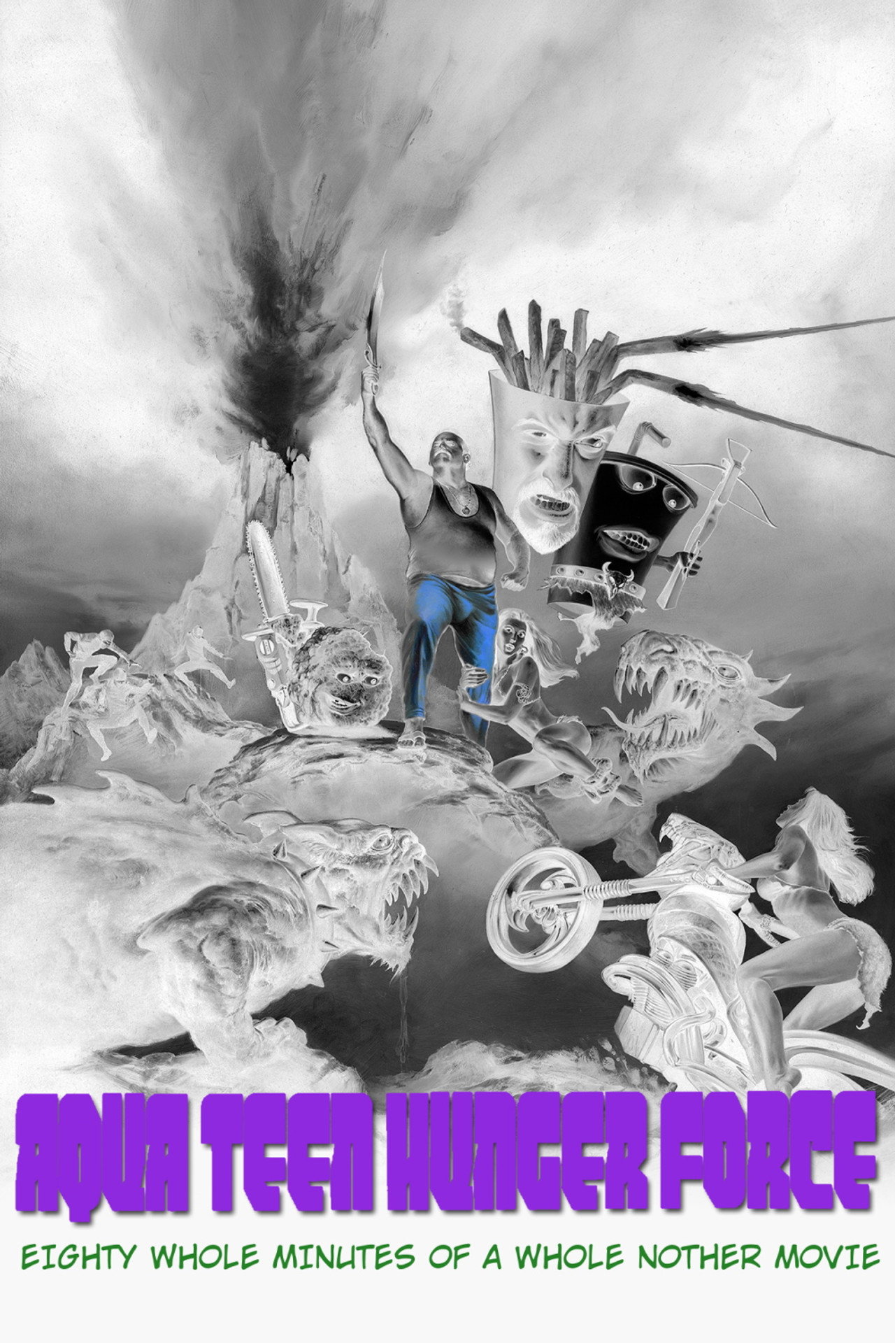 Pôster de Aqua Teen Hunger Force Eighty Minutes of a Whole Nother Movie