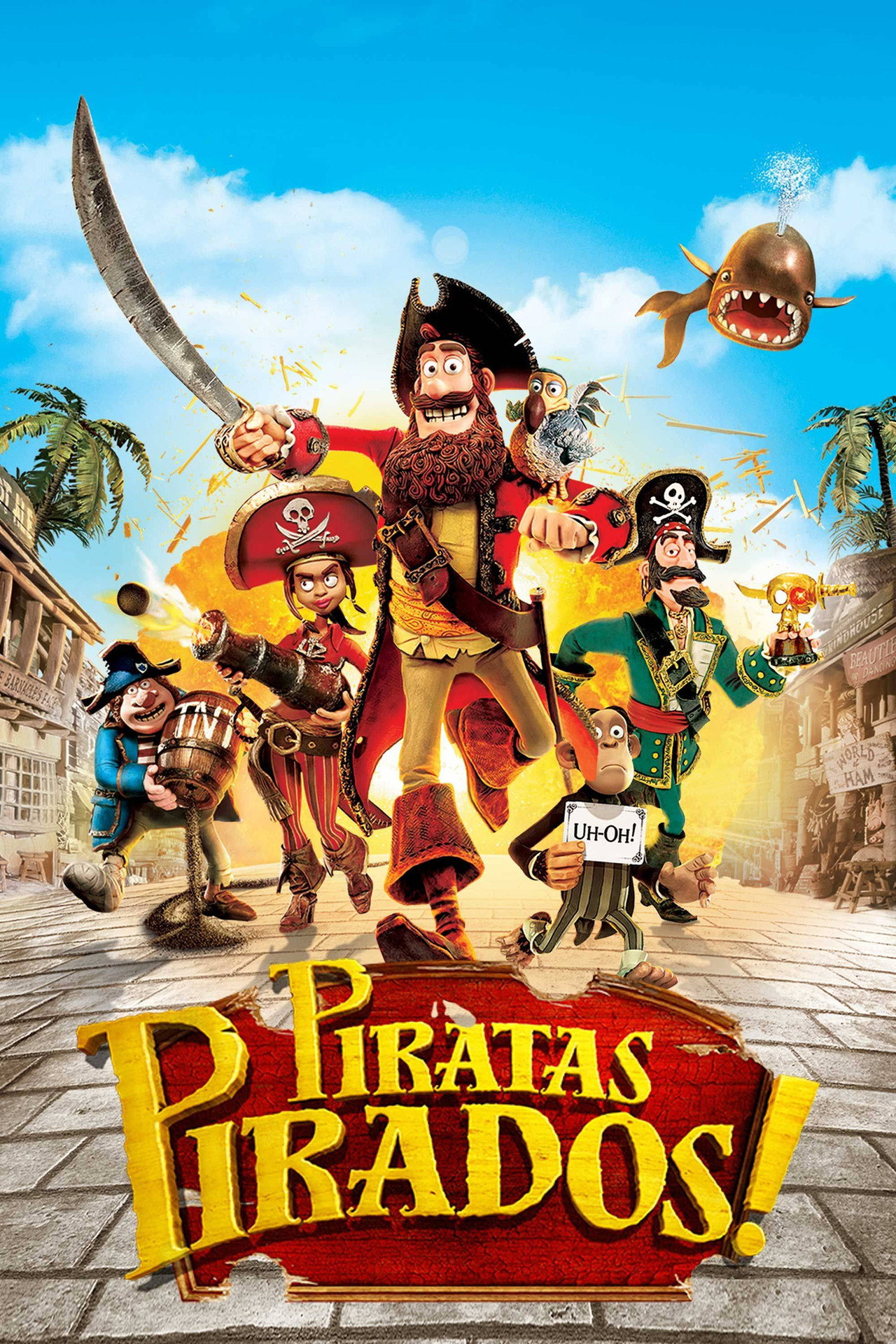 Pôster de Piratas Pirados!