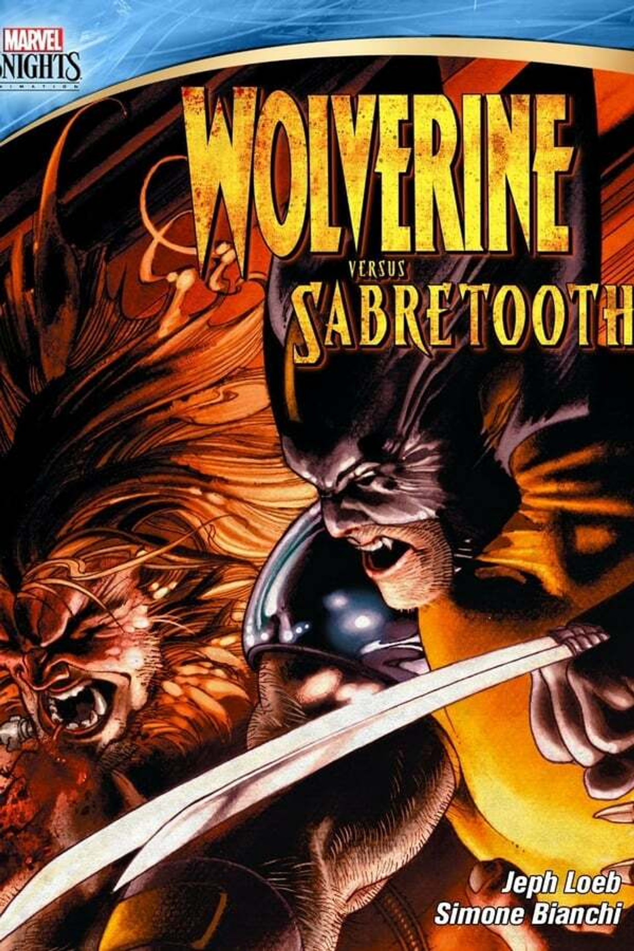 Pôster de Wolverine Versus Sabretooth