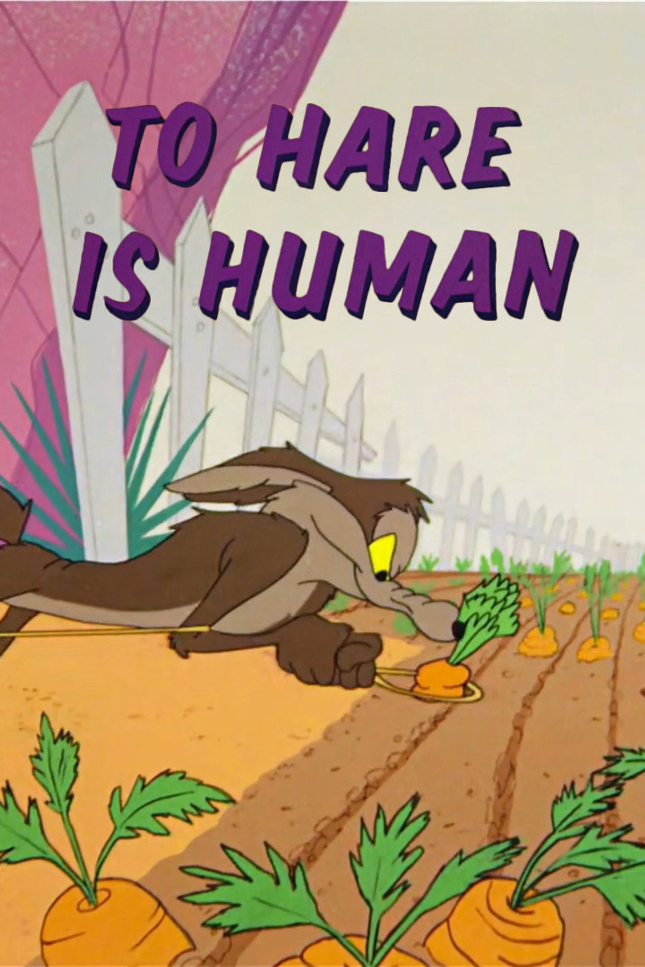 Pôster de To Hare Is Human