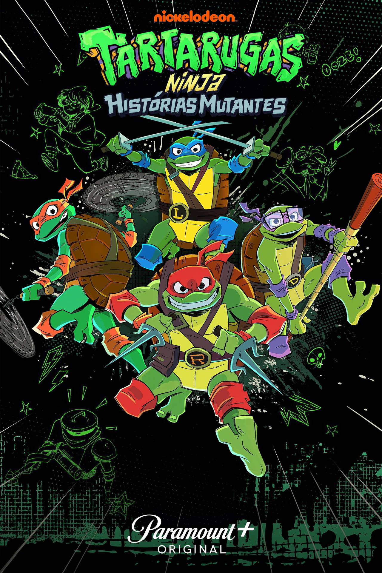 Pôster de Tartarugas Ninja: Histórias Mutantes