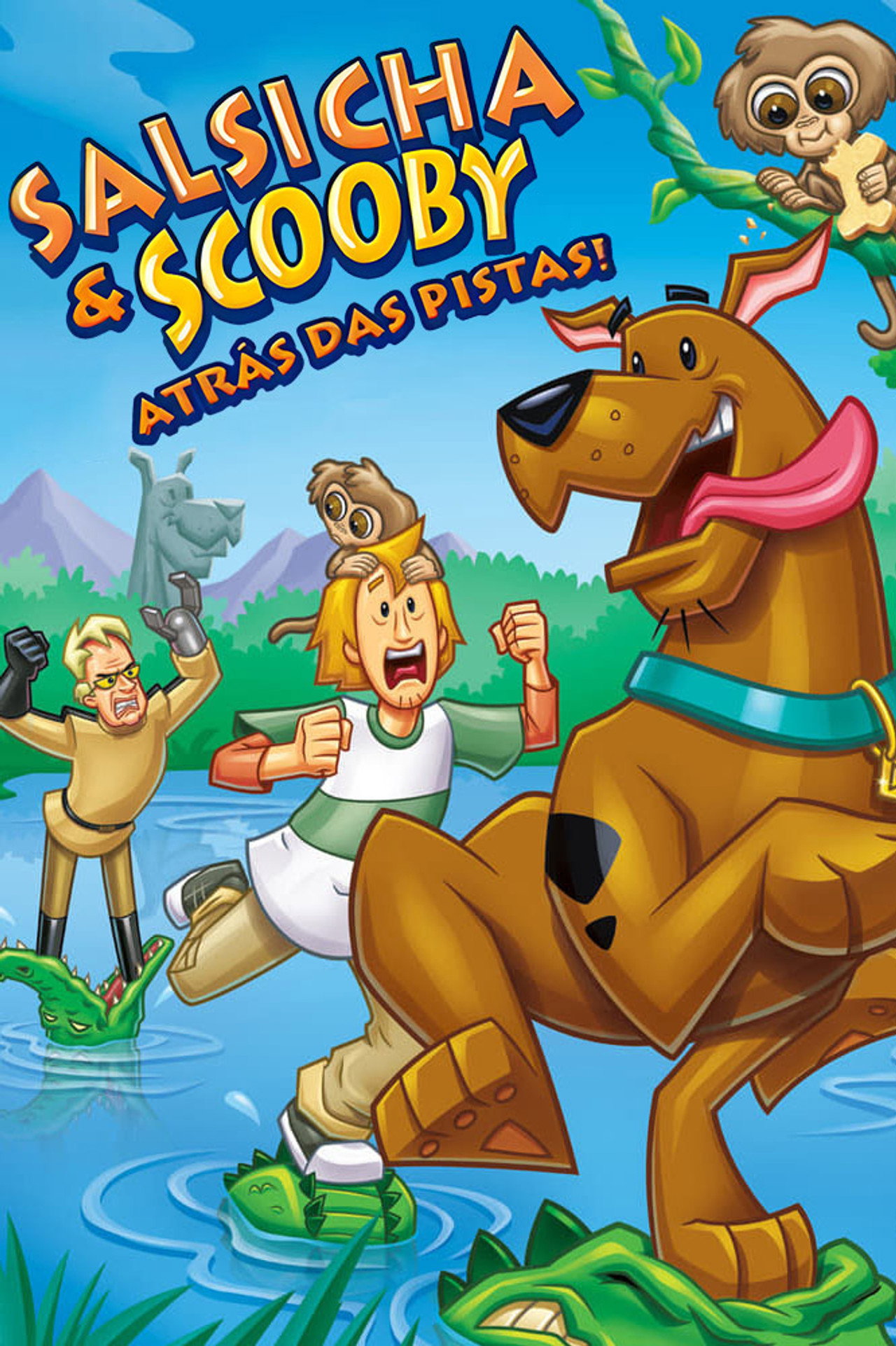 Pôster de Salsicha e Scooby Atrás das Pistas