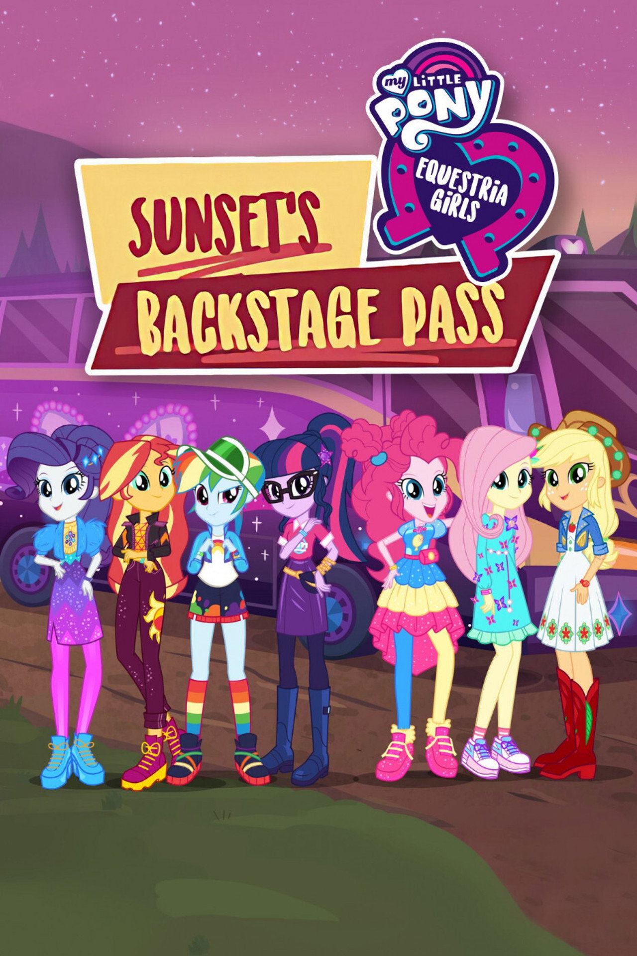Pôster de My Little Pony: Equestria Girls - Sunset's Backstage Pass