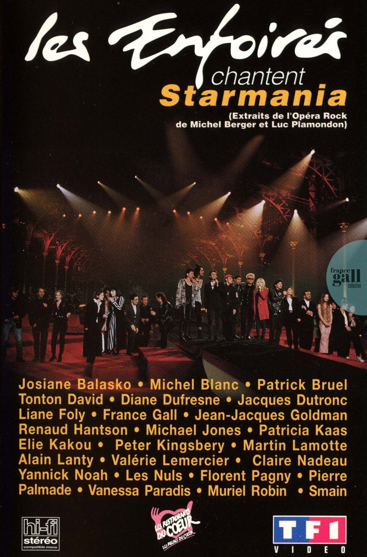 Pôster de Les Enfoirés 1993 - Les Enfoirés chantent Starmania
