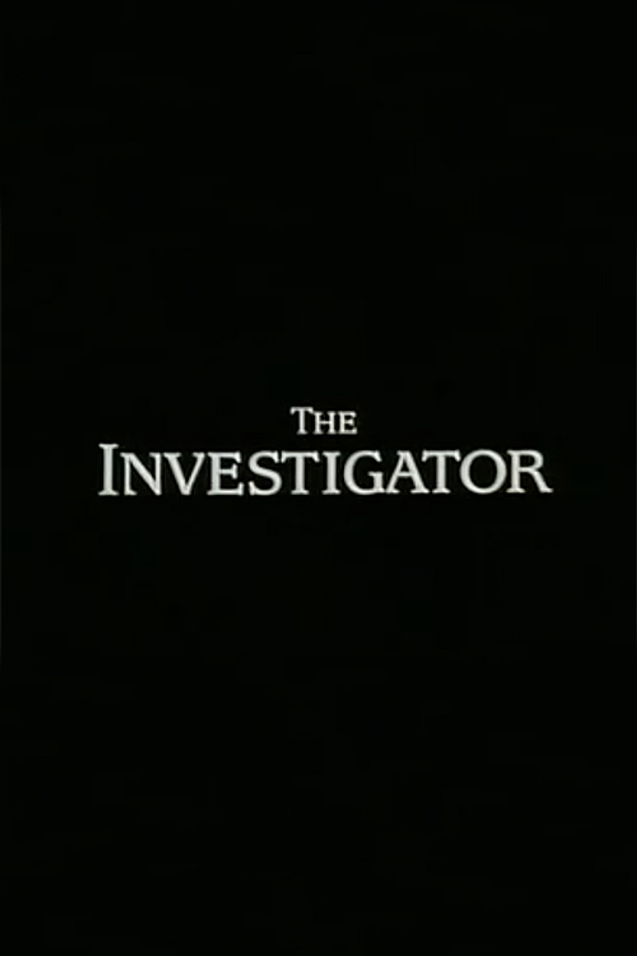 Pôster de The Investigator