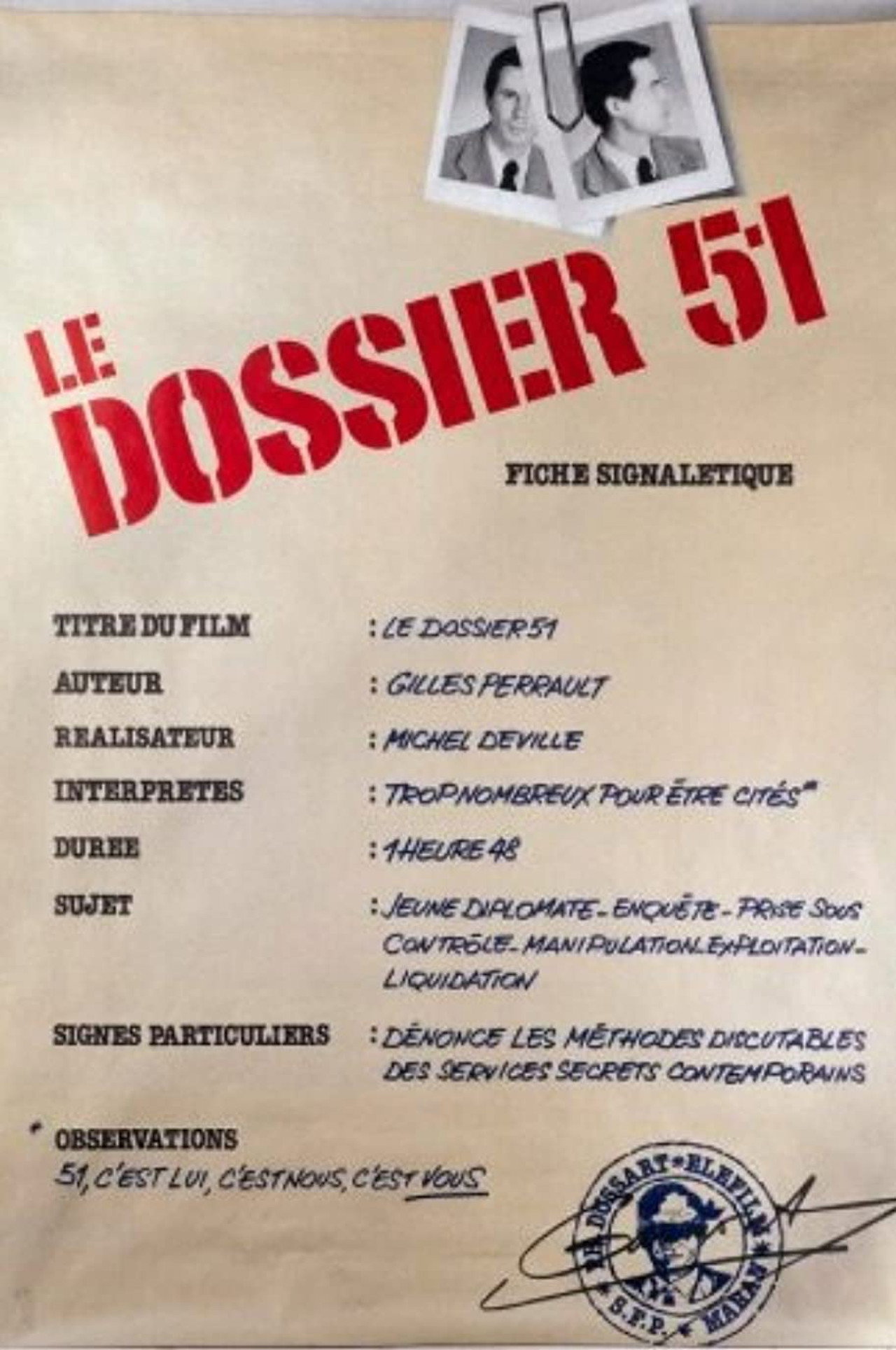 Pôster de O Dossie 51