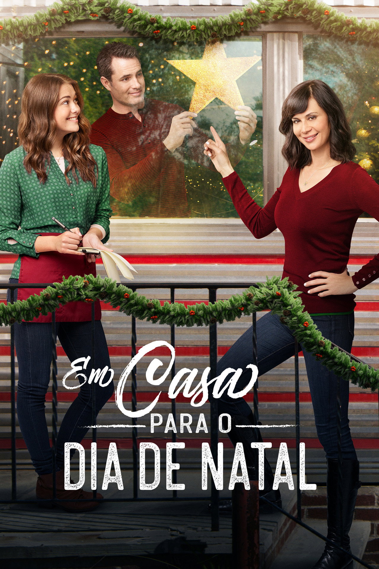Pôster de Em Casa para o Dia de Natal