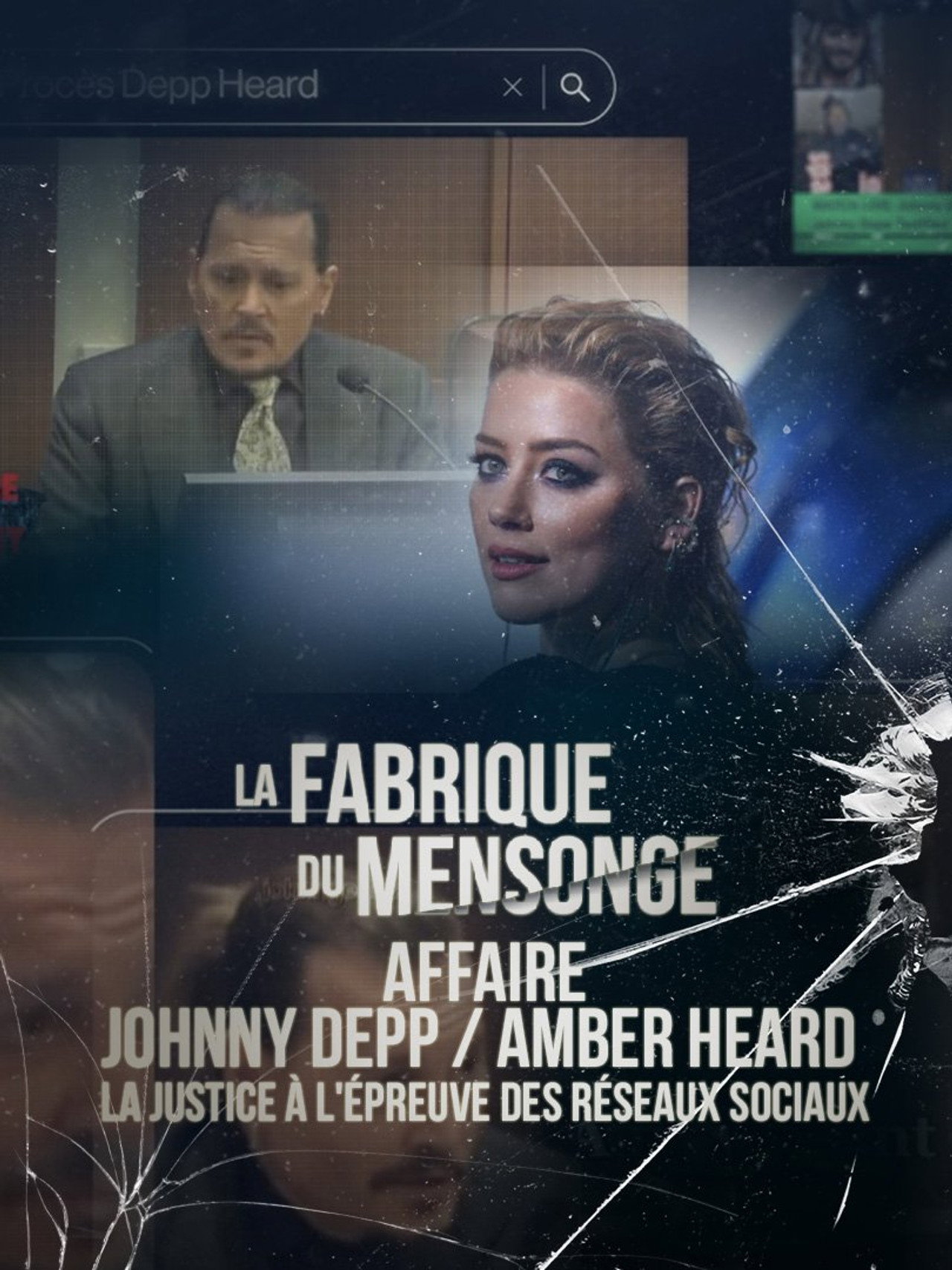 Pôster de Affaire Johnny Depp/Amber Heard - La justice à l'épreuve des réseaux sociaux