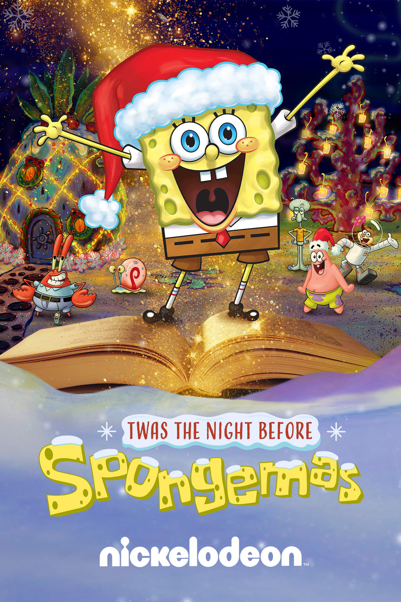 Pôster de Twas The Night Before Spongemas