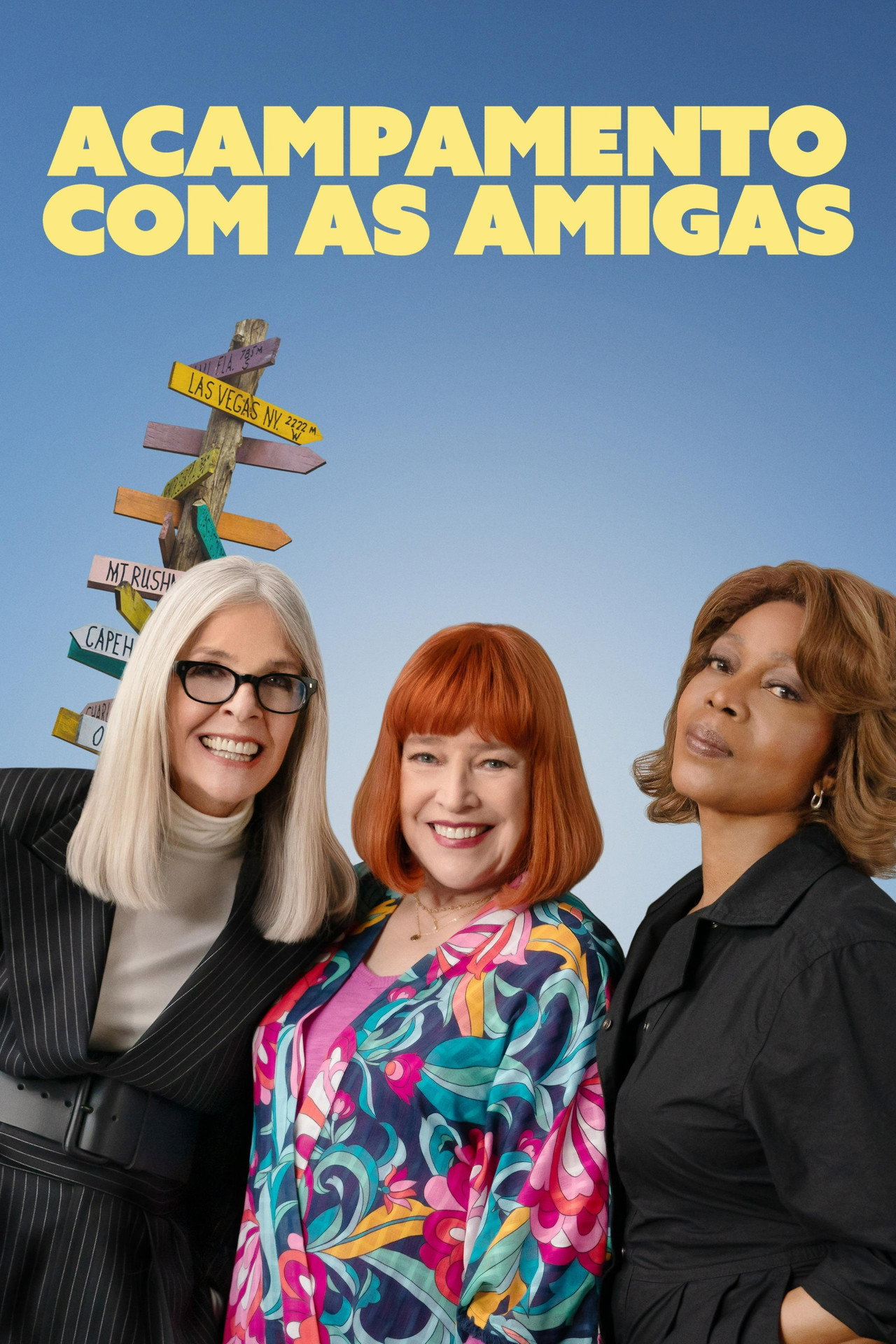 Pôster de Acampamento com as Amigas