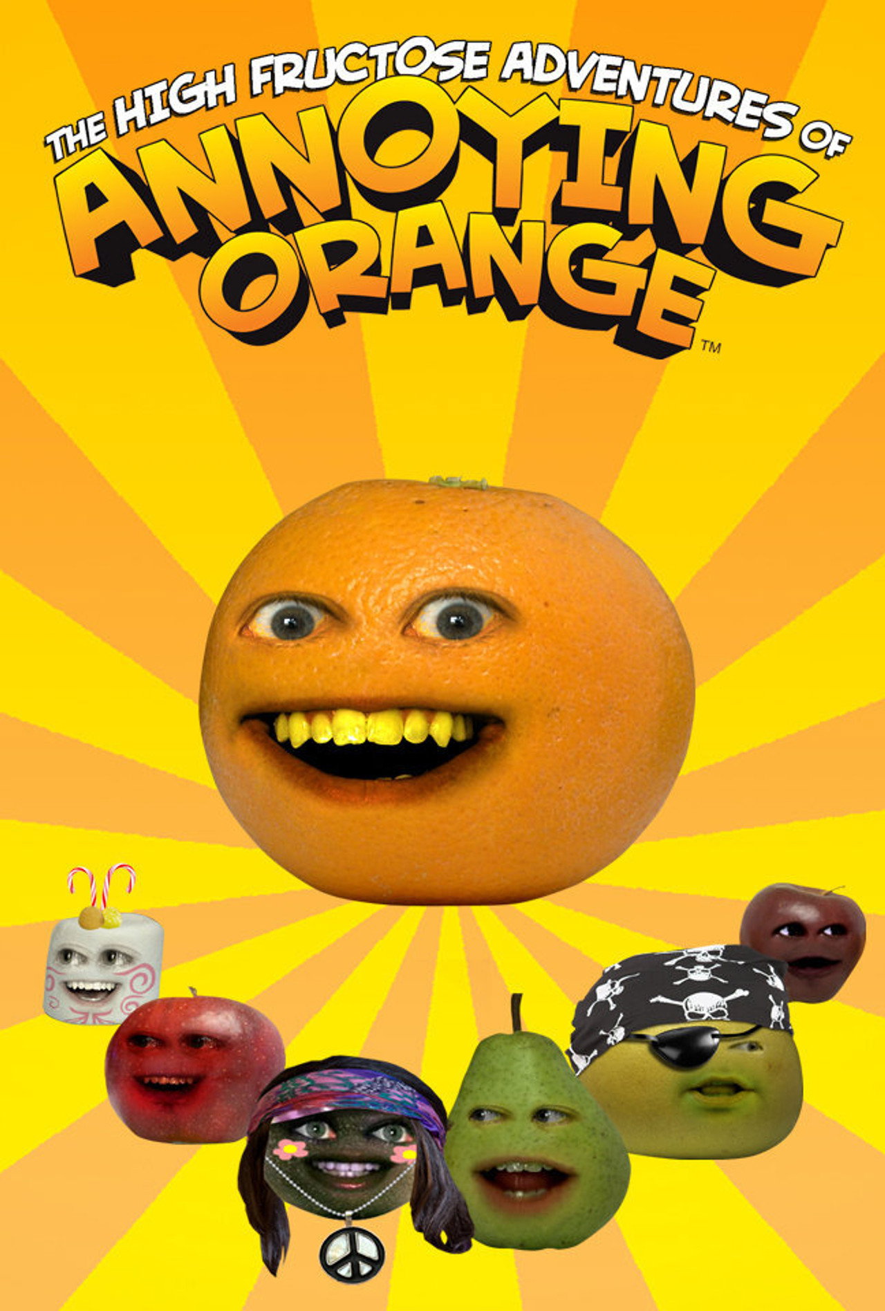 Pôster de As Aventuras de Alta Frutose da Laranja Irritante
