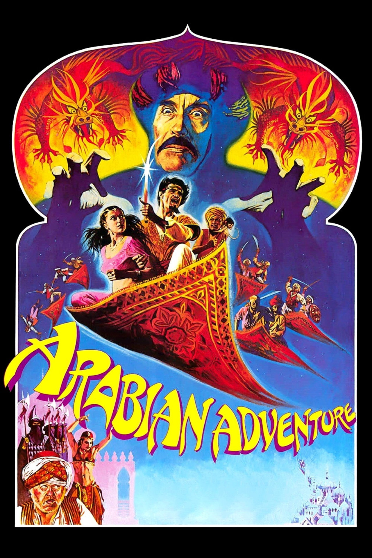 Pôster de Uma Aventura na Arábia