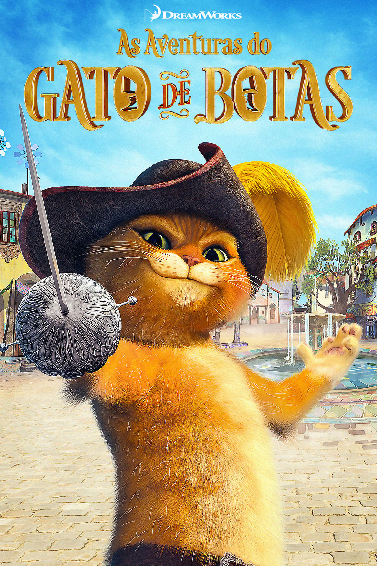 Pôster de As Aventuras do Gato de Botas
