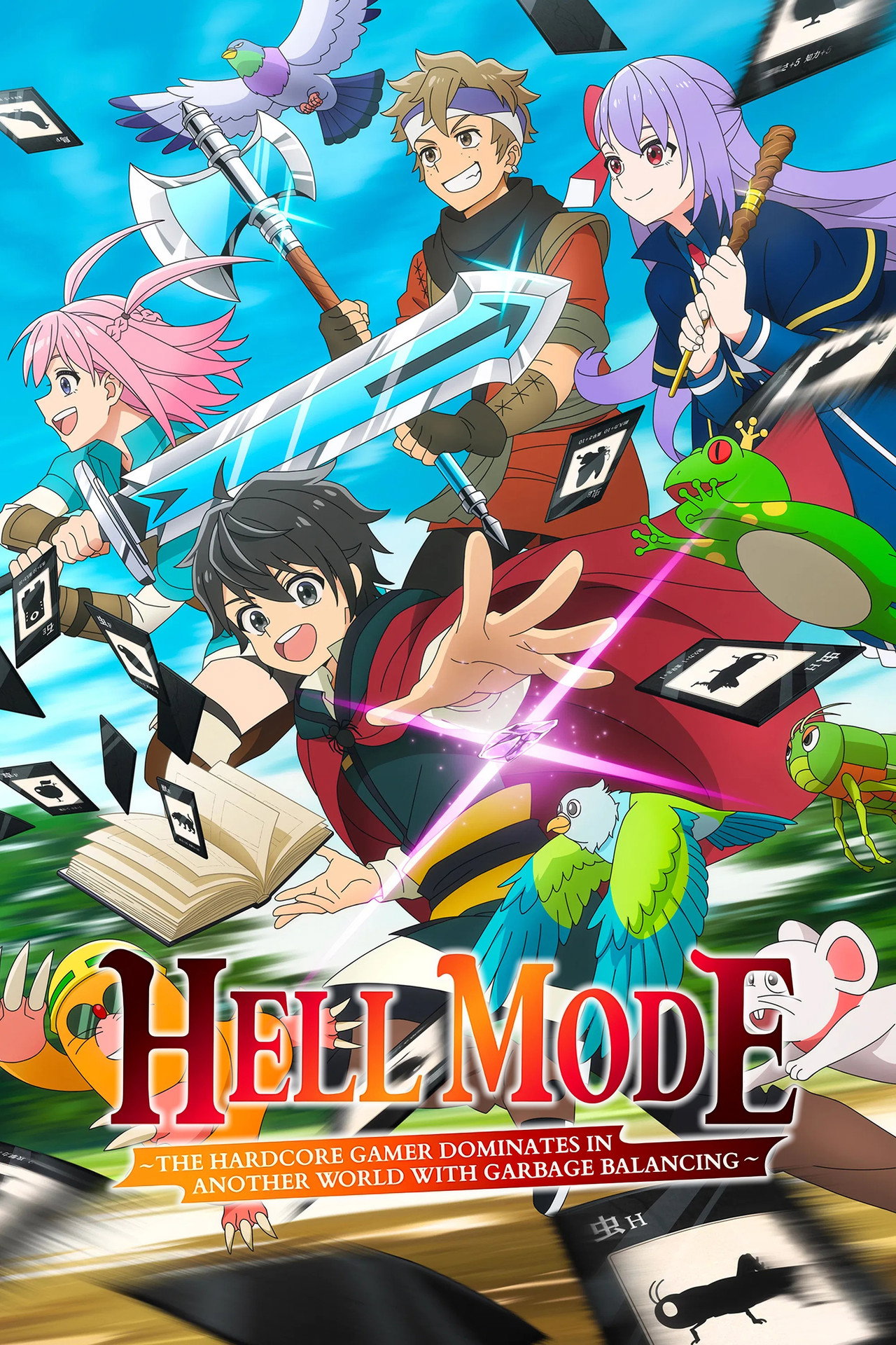 Pôster de HELL MODE: The Hardcore Gamer Dominates in Another World with Garbage Balancing