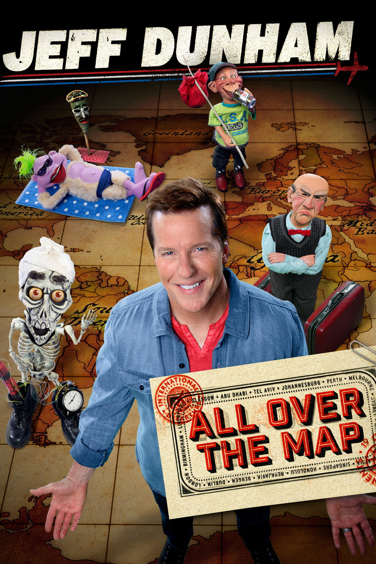 Pôster de Jeff Dunham: All Over the Map
