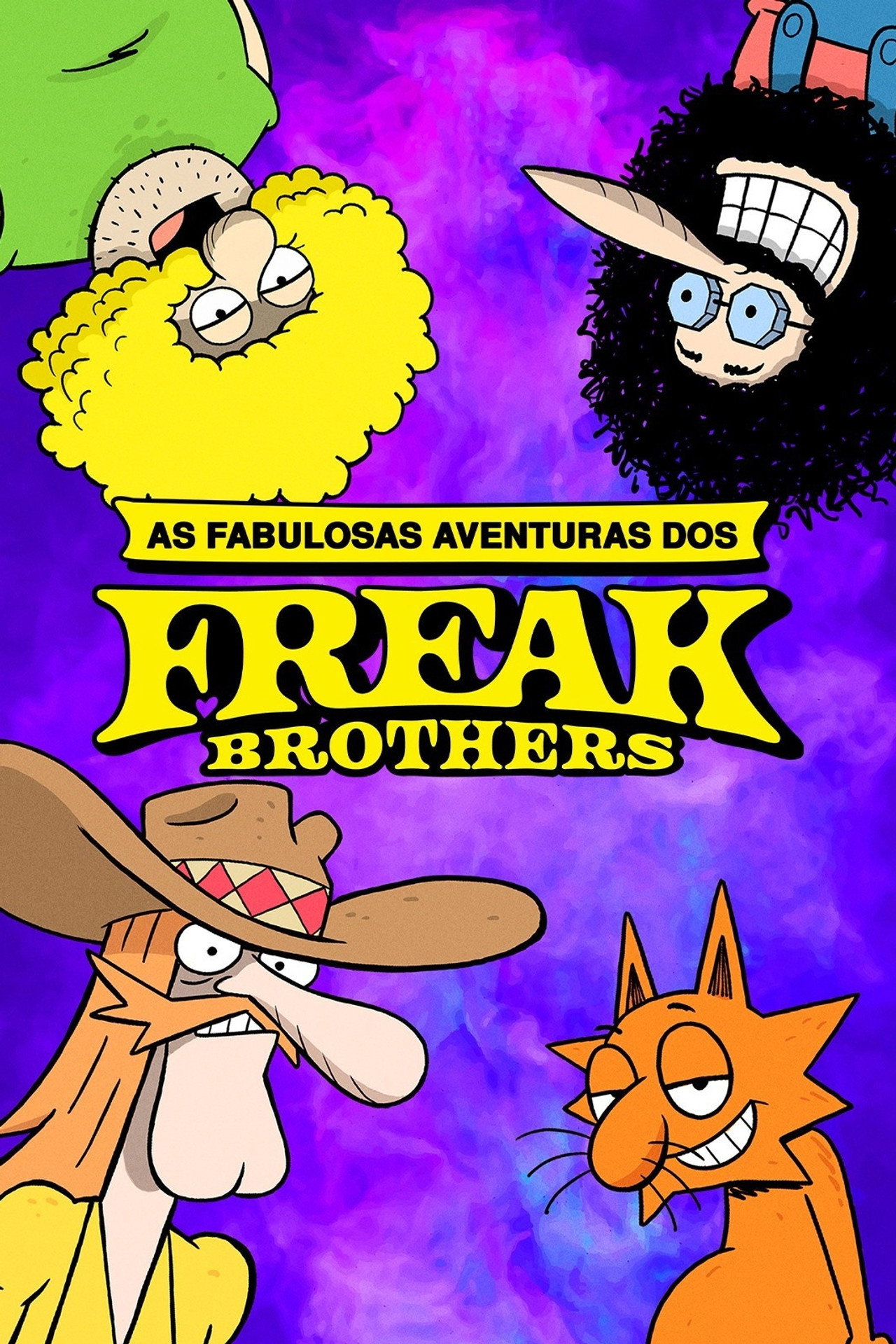 Pôster de As Fabulosas Aventuras dos Freak Brothers
