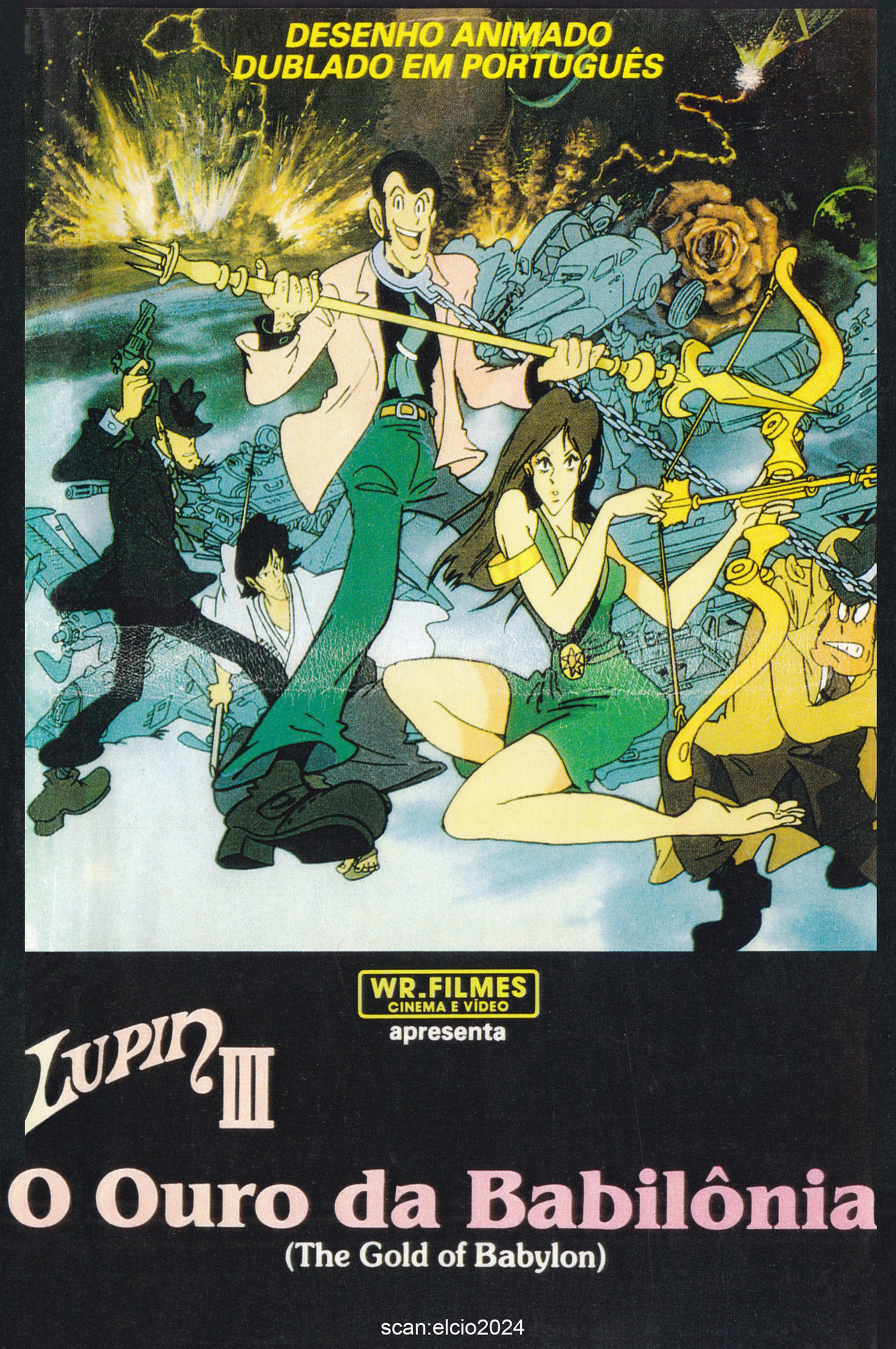 Pôster de Lupin III: O Ouro da Babilônia