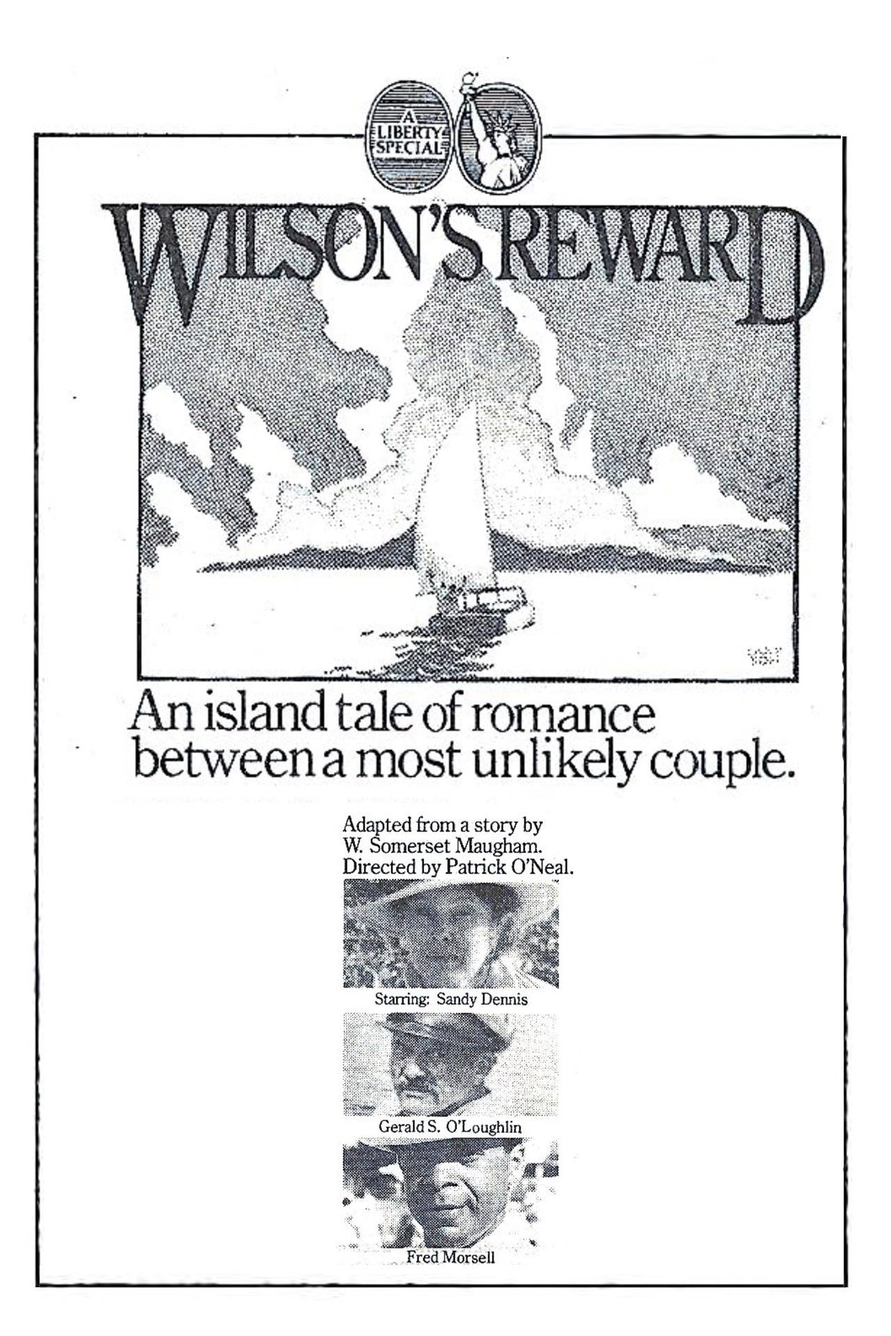 Pôster de Wilson's Reward