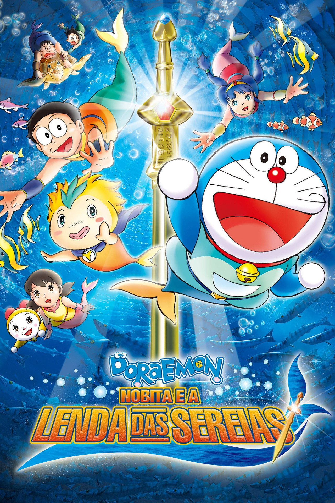 Pôster de Doraemon: Nobita e A Lenda das Sereias