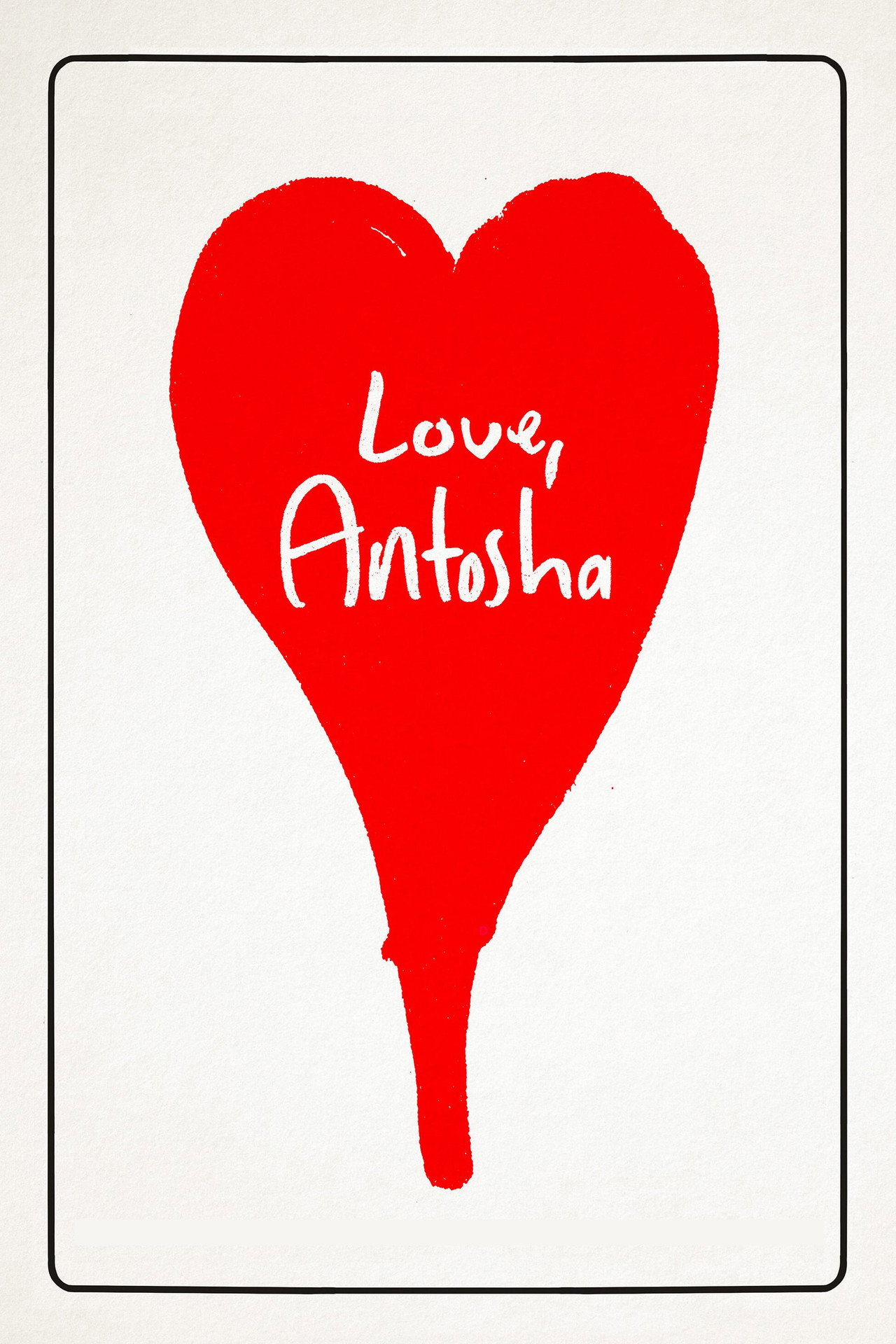 Pôster de Com Amor, Antosha