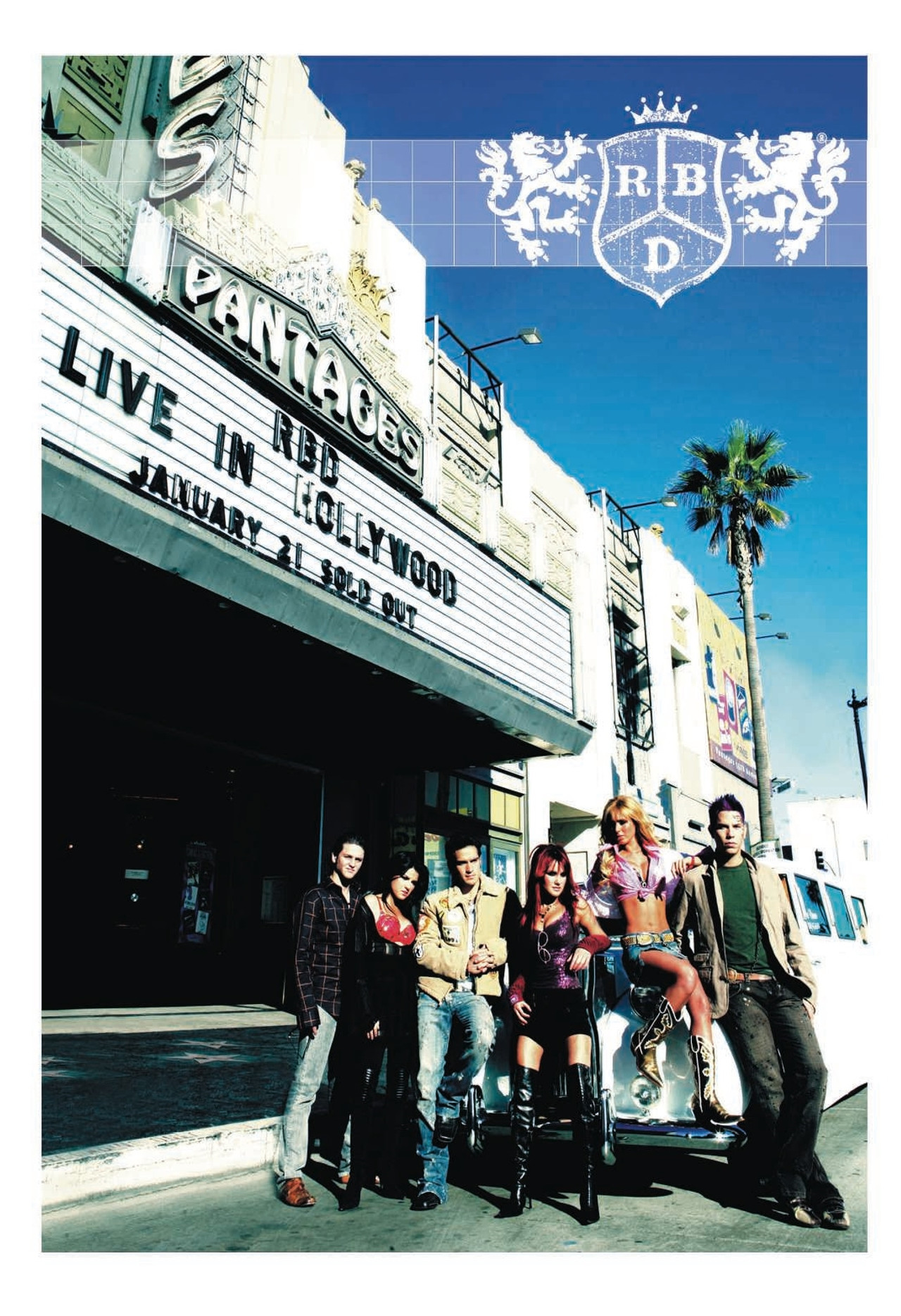 Pôster de RBD - Live In Hollywood
