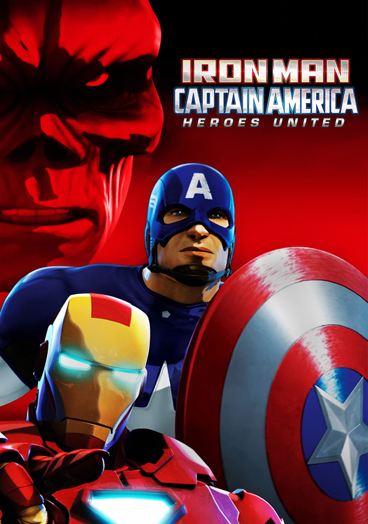Pôster de Iron Man & Captain America: Heroes United