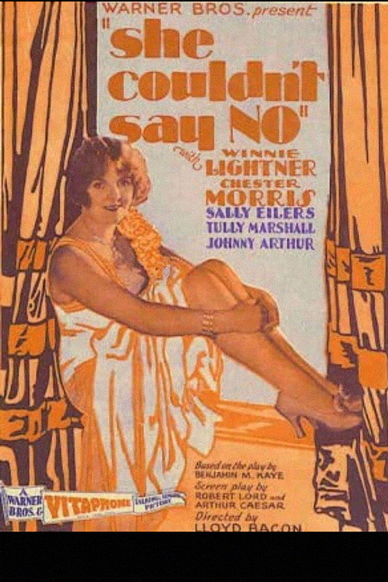 Pôster de She Couldn't Say No