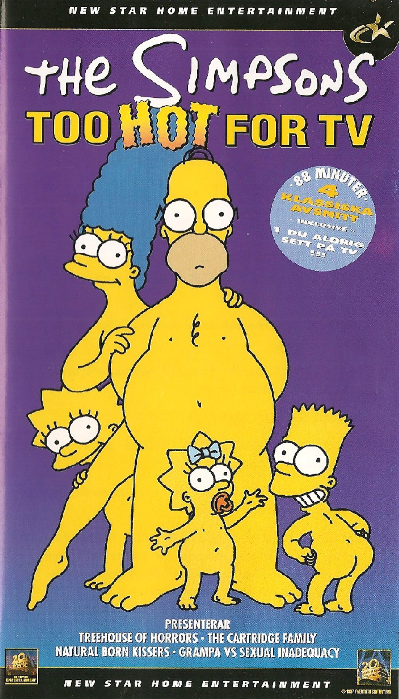 Pôster de The Simpsons: Too Hot For TV