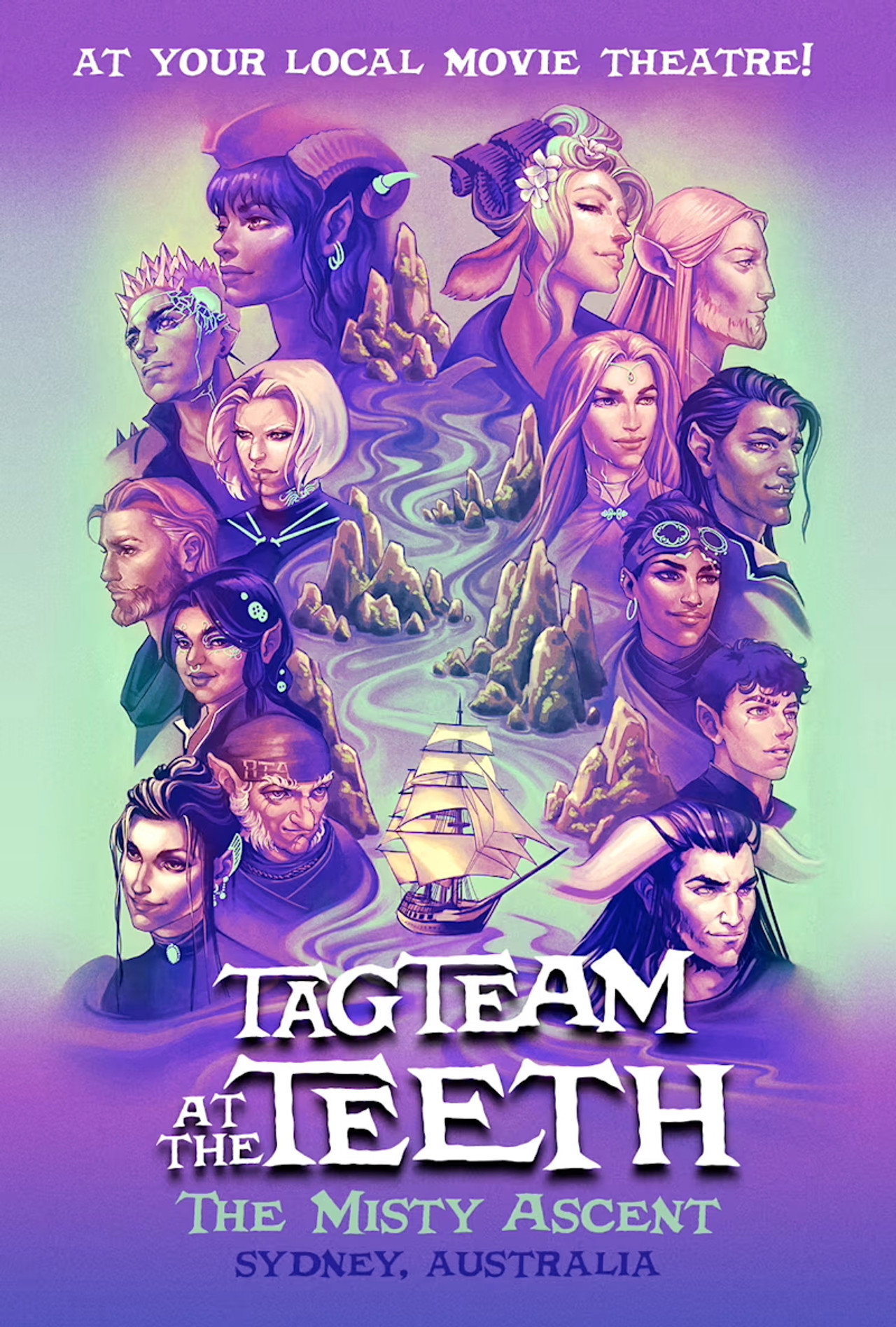 Pôster de Critical Role Live: Tag Team at the Teeth – The Misty Ascent