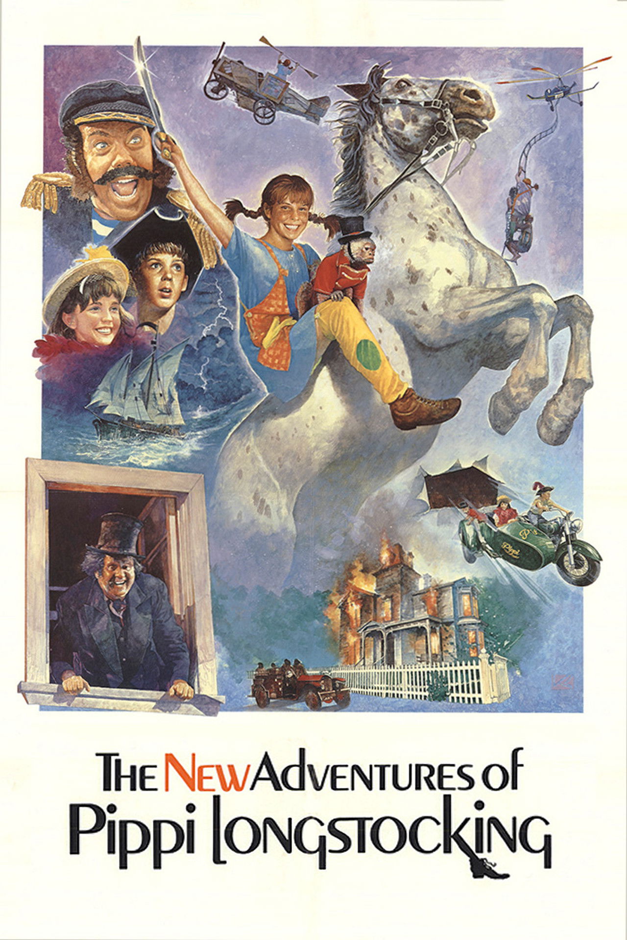 Pôster de As Novas Aventuras de Pippi Meia-Longa