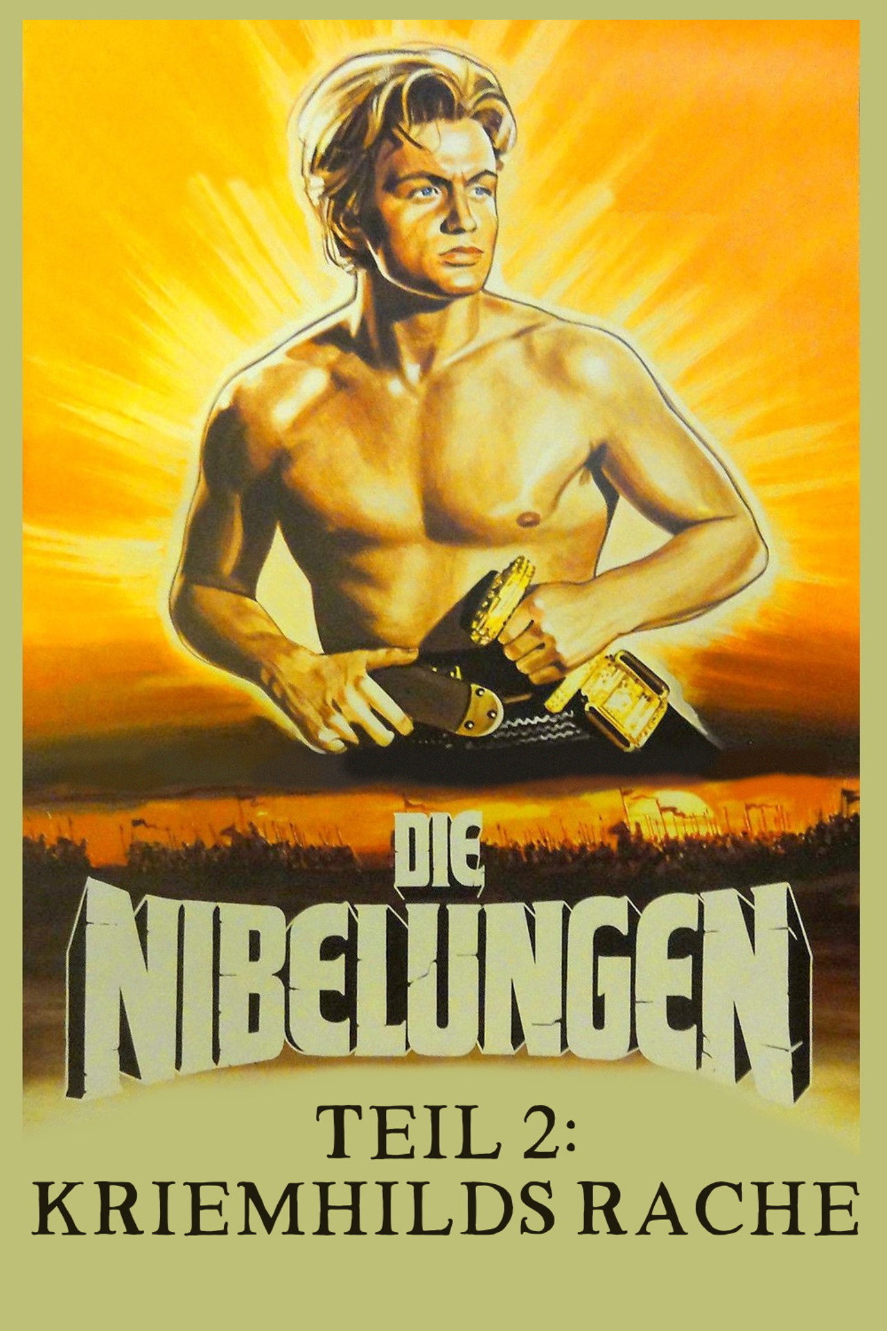 Pôster de Die Nibelungen, Teil 2: Kriemhilds Rache