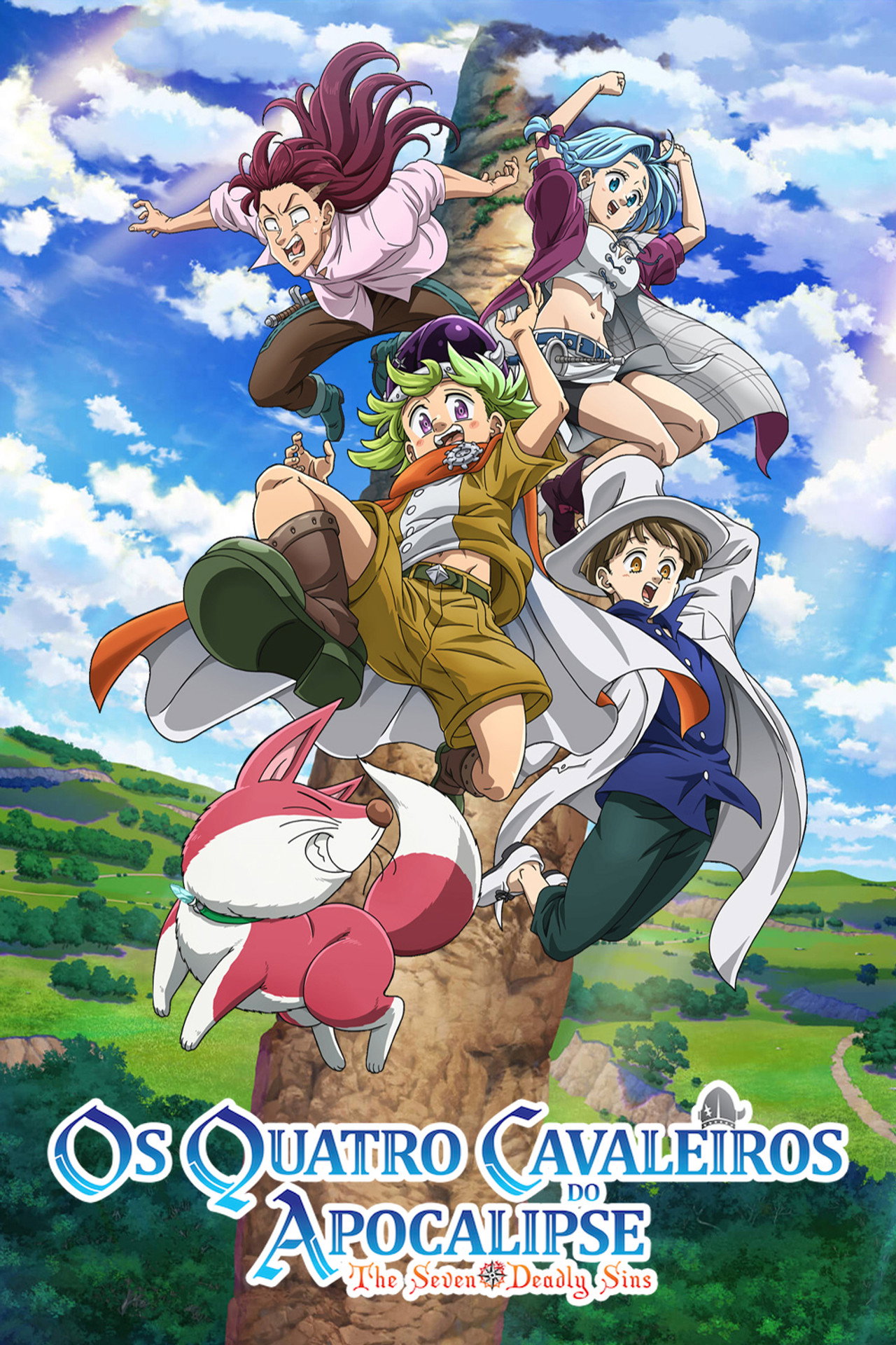 Pôster de The Seven Deadly Sins: Os Quatro Cavaleiros do Apocalipse