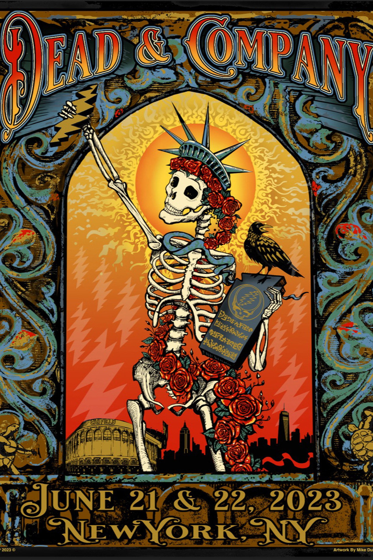 Pôster de Dead & Company: 2023-06-22 Citi Field, New York, NY, USA