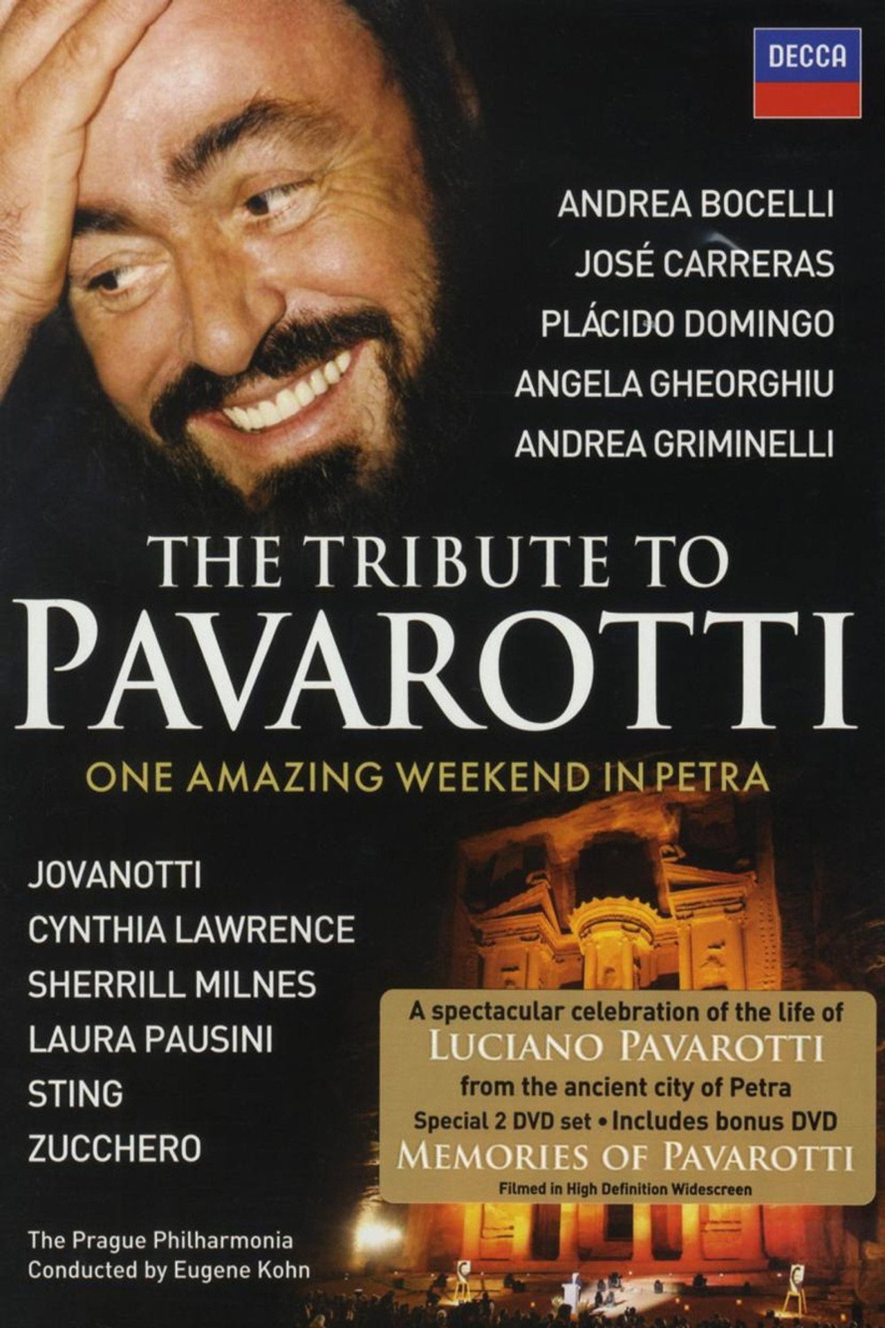 Pôster de The Tribute to Pavarotti One Amazing Weekend in Petra