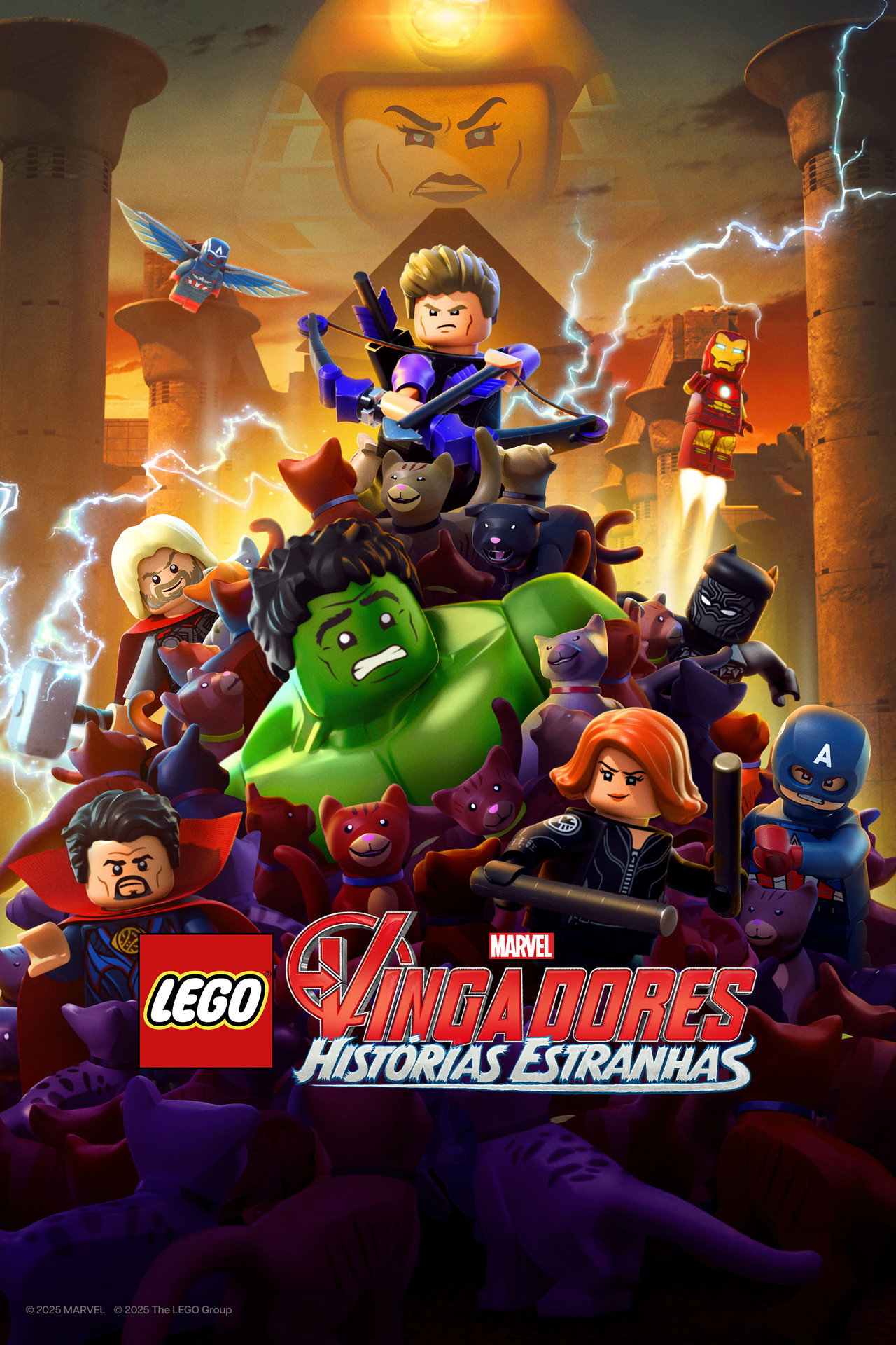 Pôster de LEGO Marvel Vingadores: Histórias Estranhas