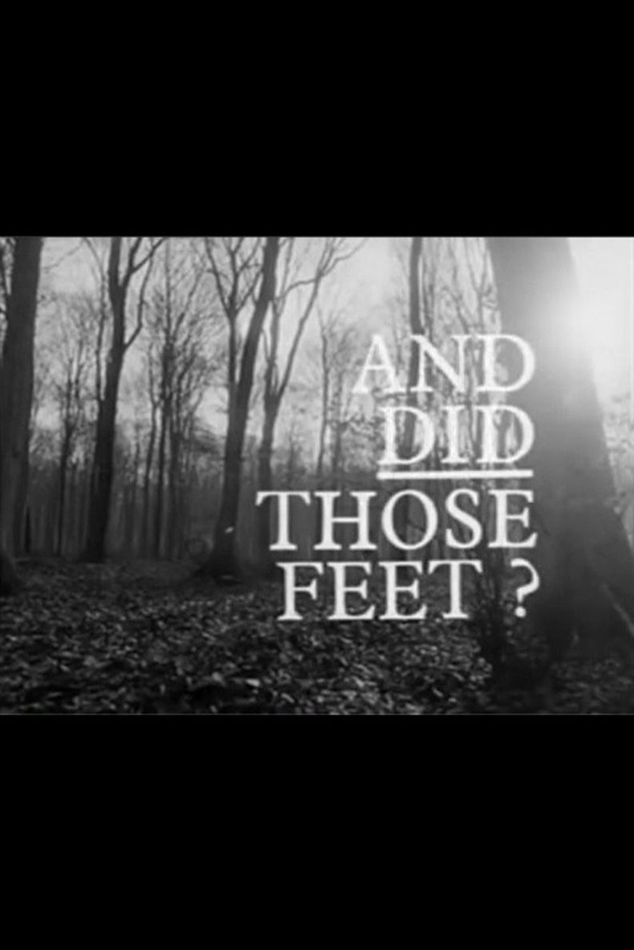 Pôster de And Did Those Feet ?