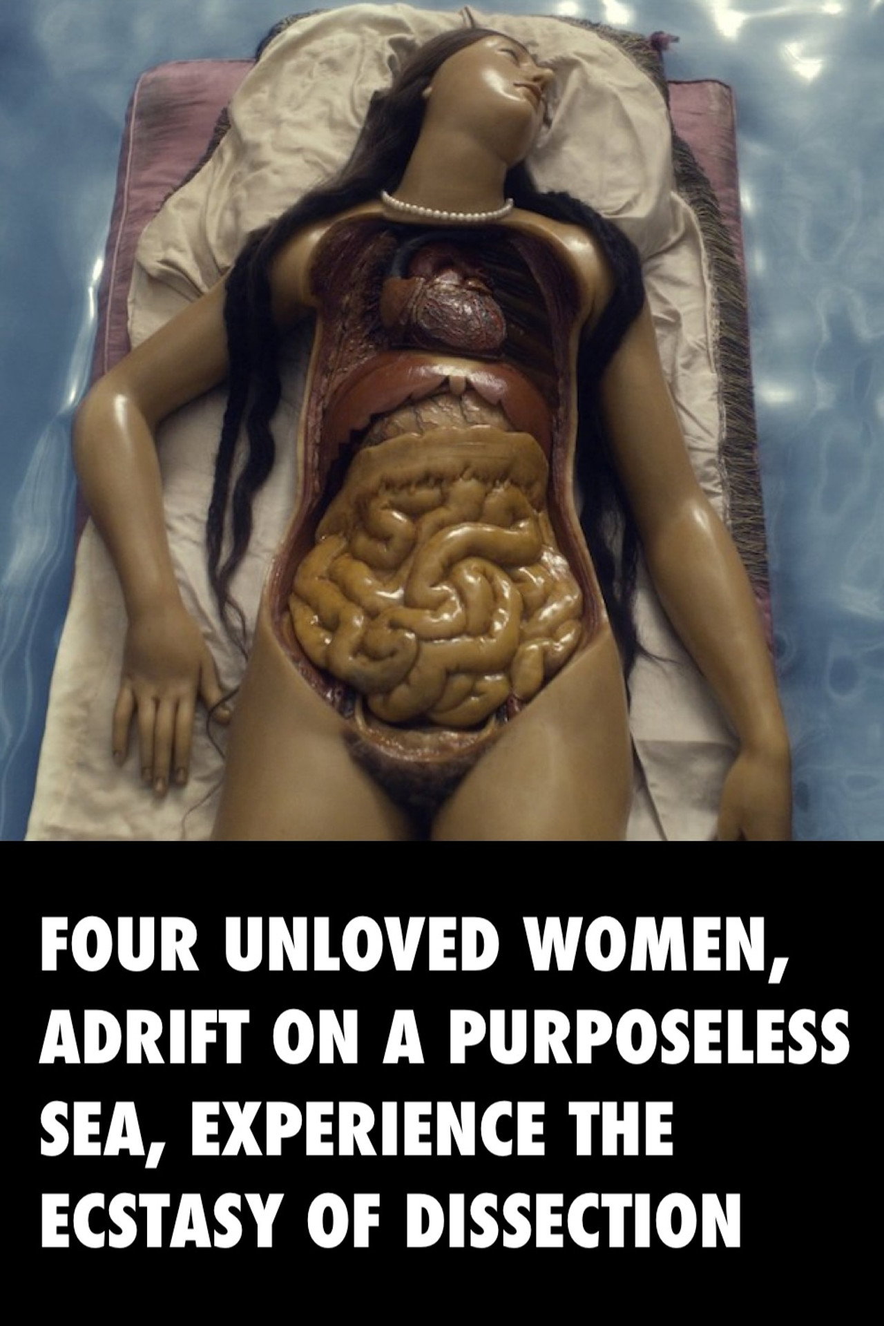 Pôster de Four Unloved Women, Adrift on a Purposeless Sea, Experience the Ecstasy of Dissection
