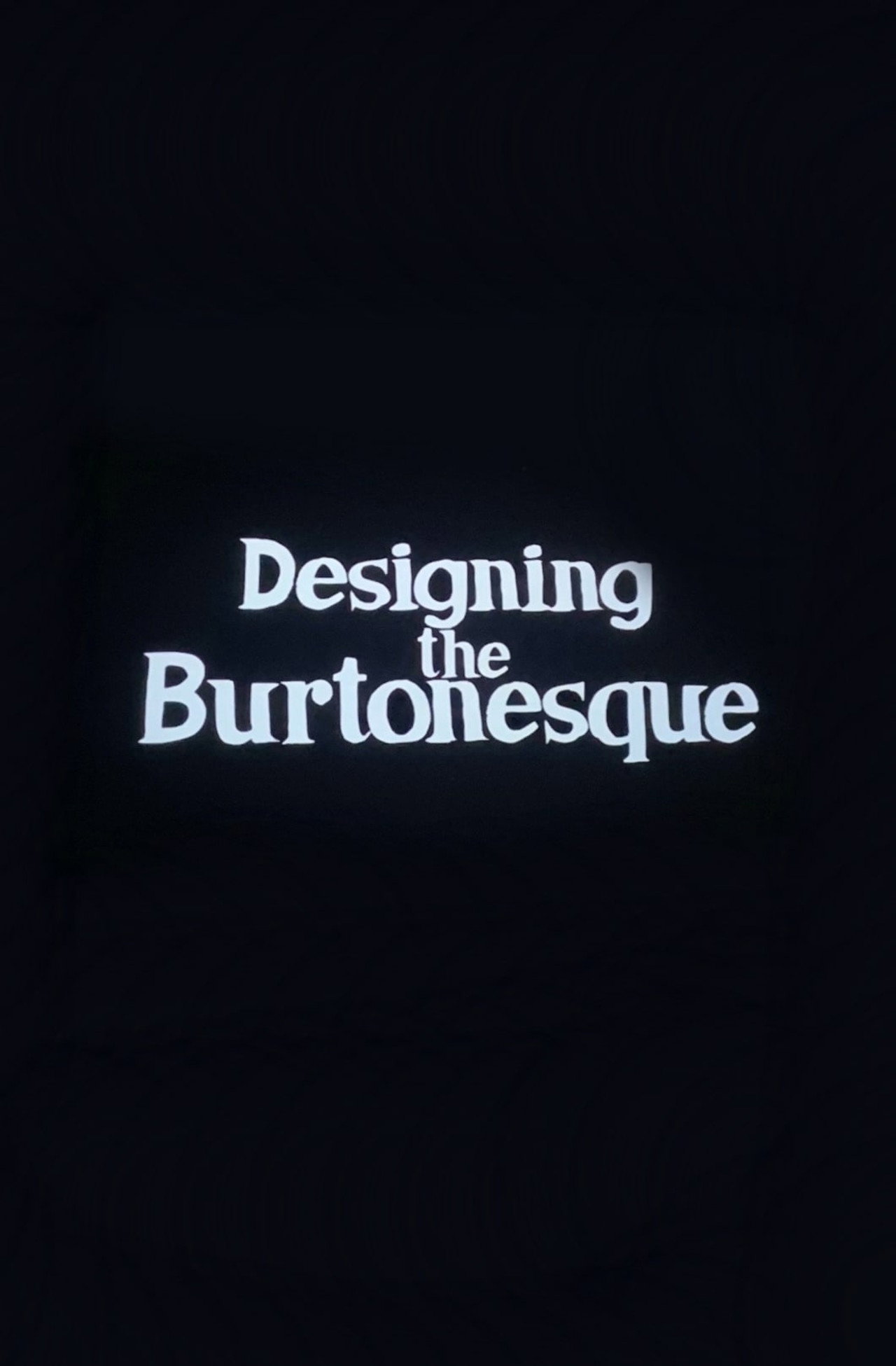 Pôster de Designing the Burtonesque