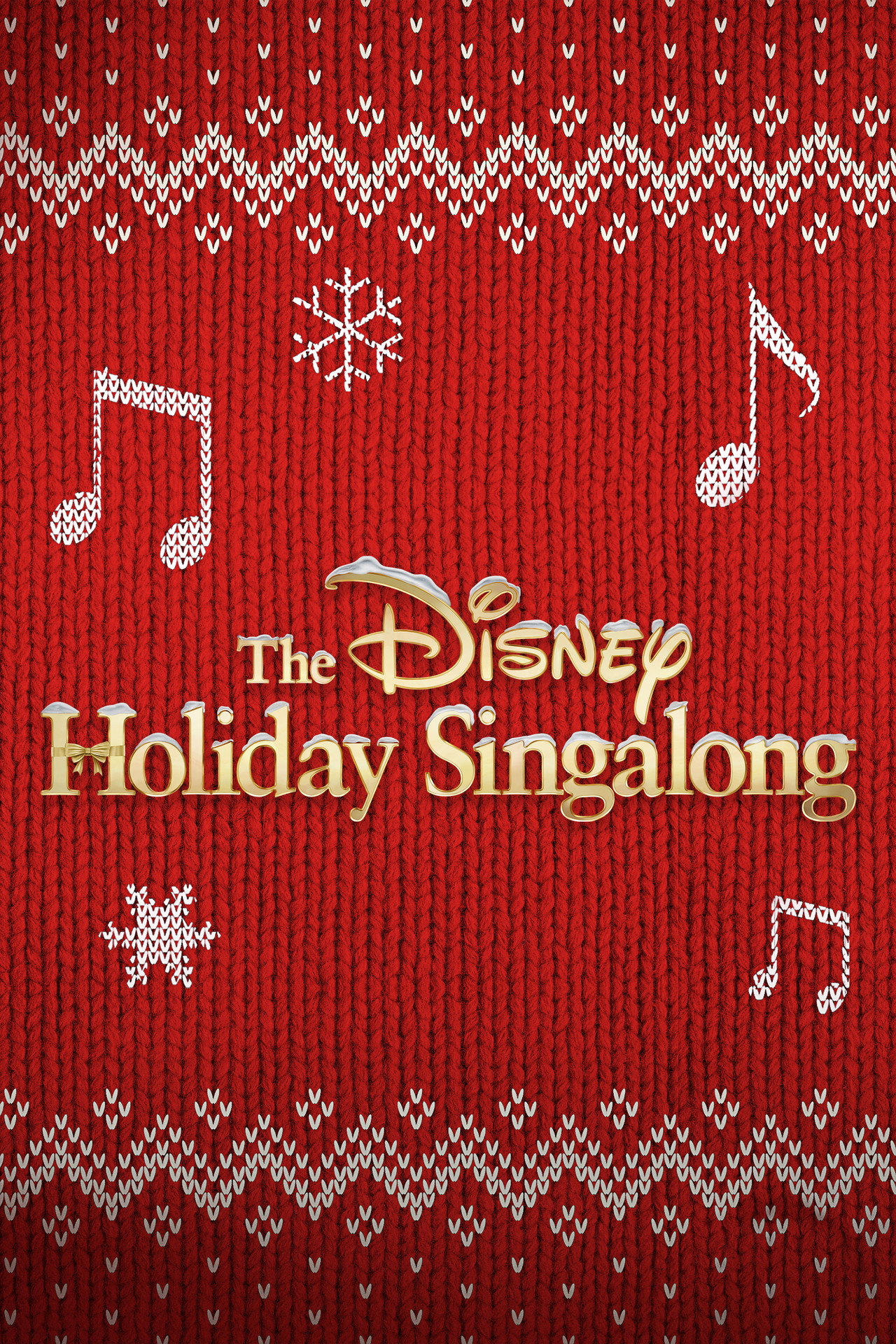 Pôster de Cante com a Disney no Natal